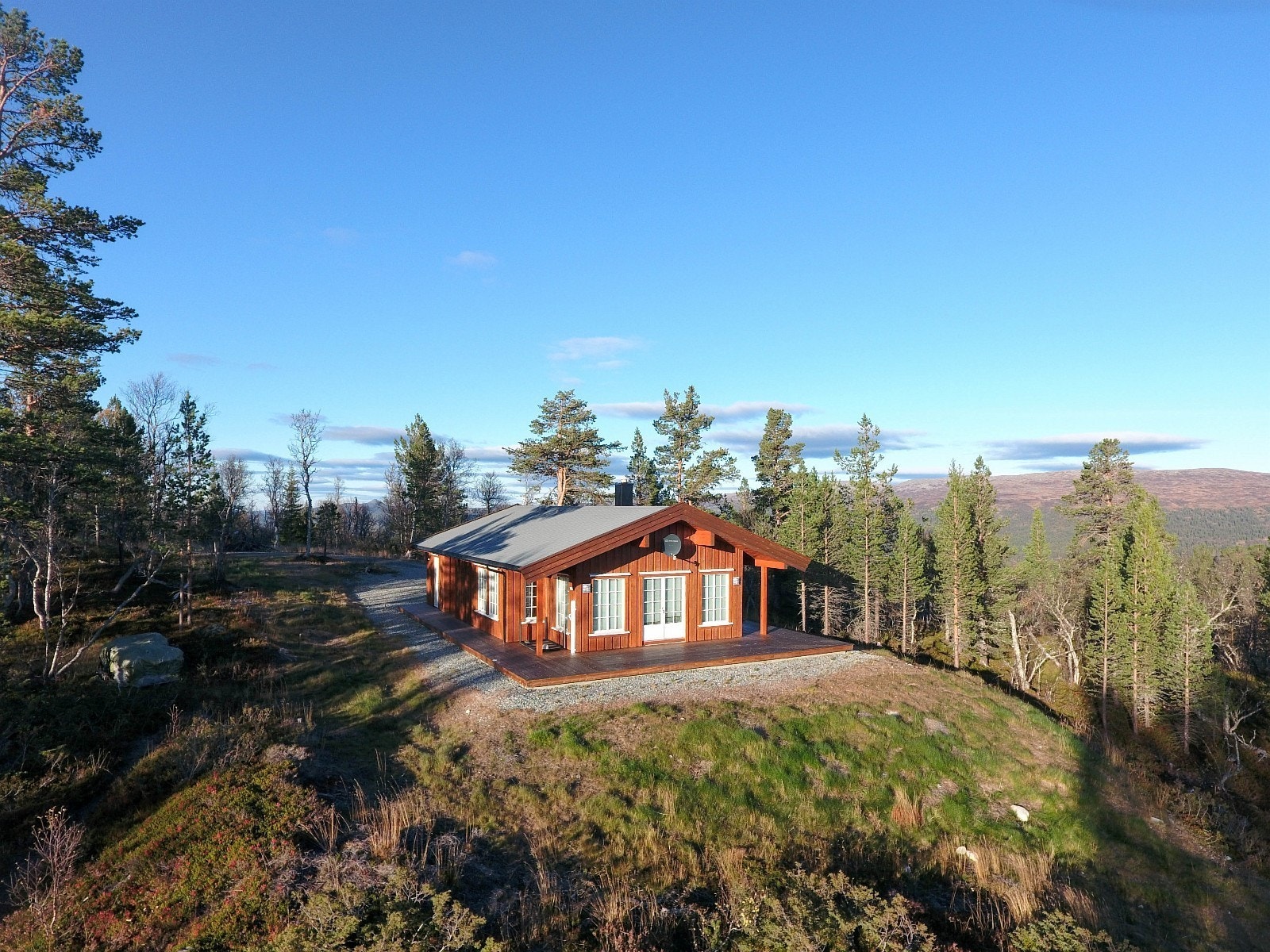 Hver tomt kan bebygges med hytte, anneks og uthus/garasje på inntil 120 kvm (BYA) Galleribilde