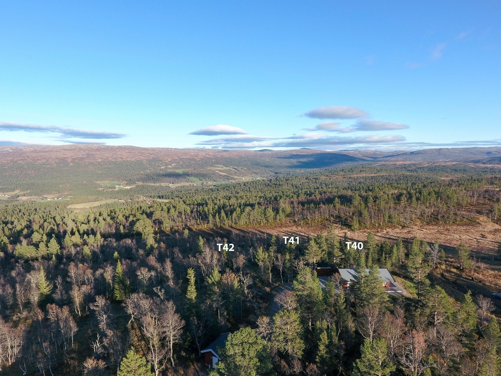 Utsikt vridd ytterligere mot øst Galleribilde