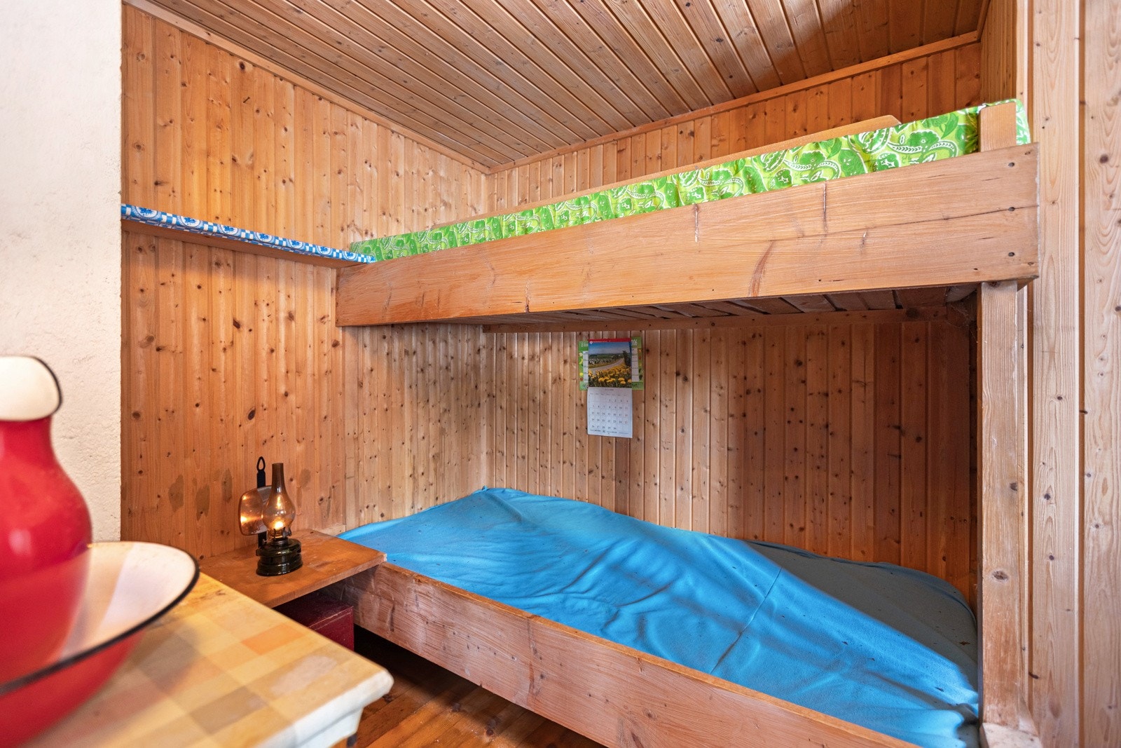 Ett av hyttas to soverom. Galleribilde