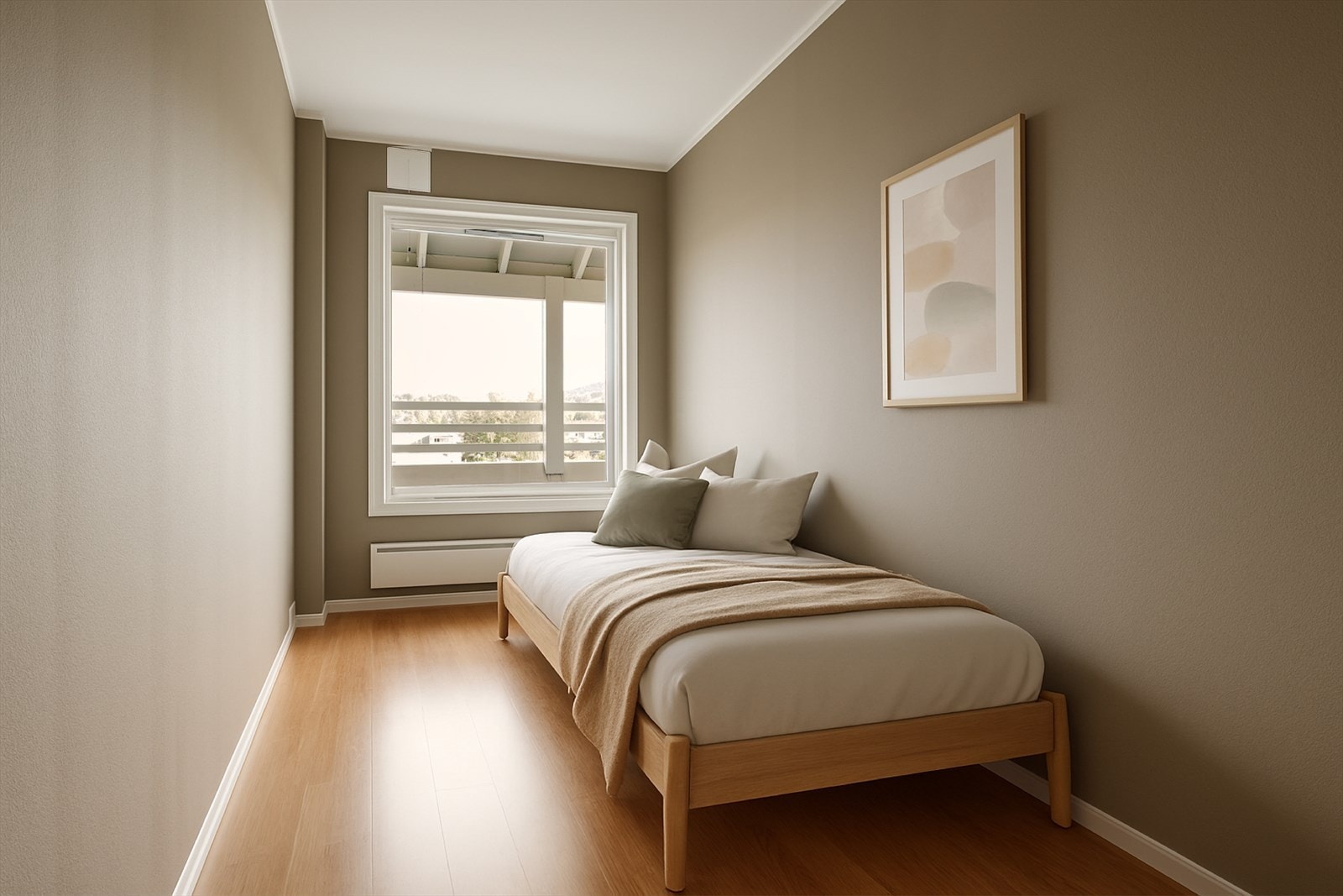 Soverom 2. Rommet er digitalt stylet Galleribilde