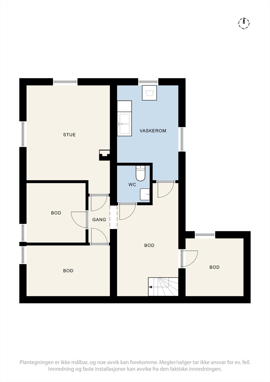 Plantegninger kjelleretasje. Galleribilde