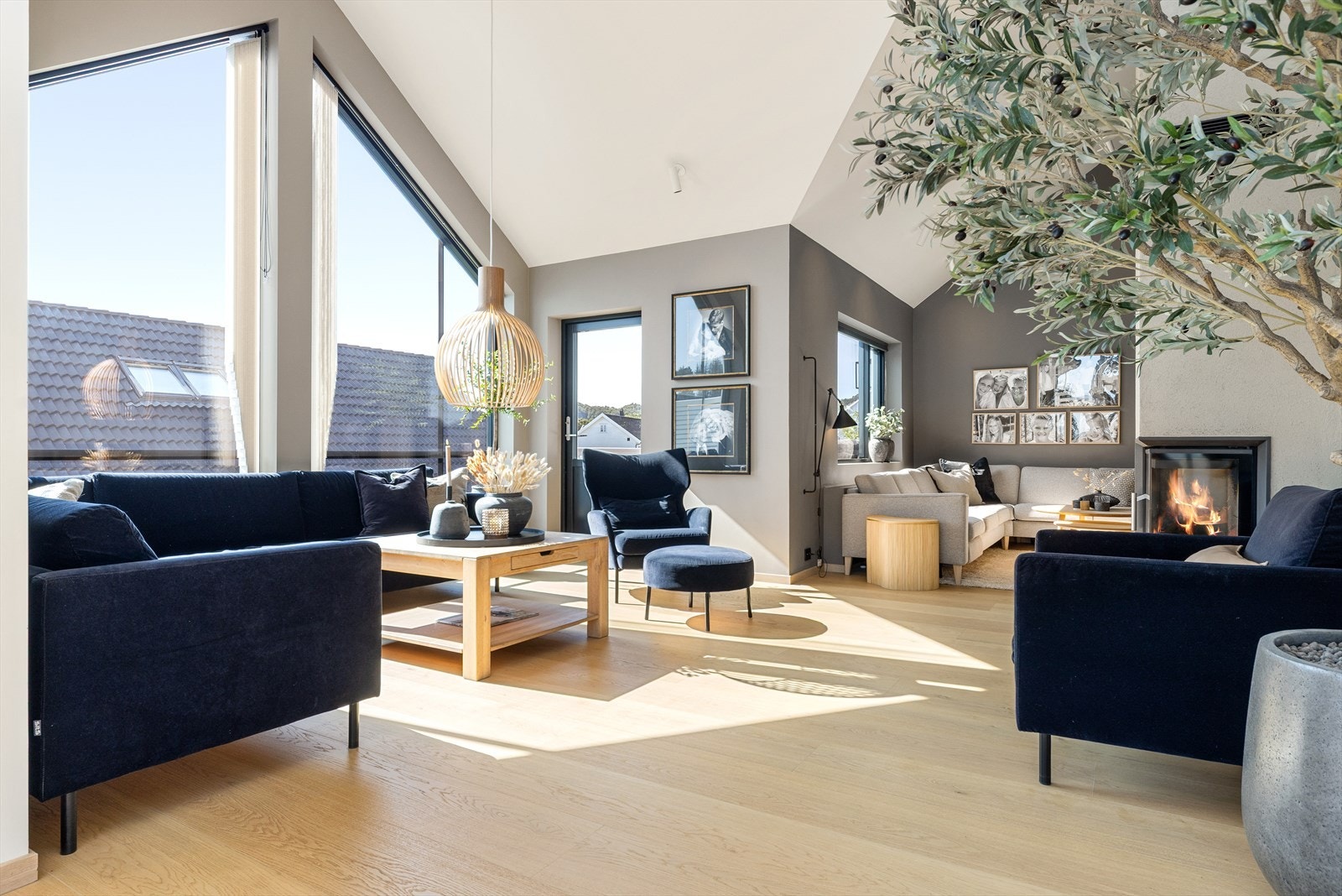 Etasjen er naturlig oppdelt i flere soner Galleribilde