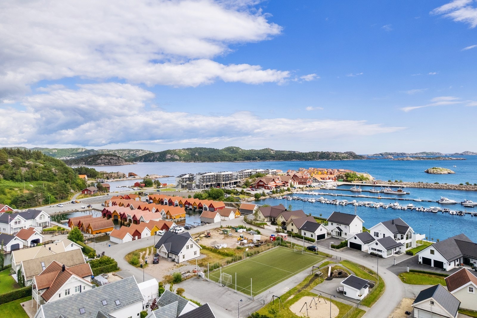 Dronefoto Bålymoen Galleribilde