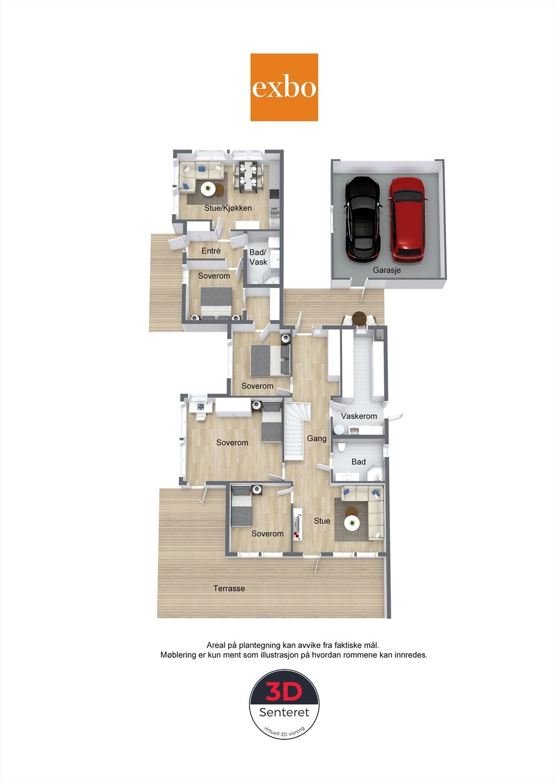 Plantegning 1 etasje Galleribilde