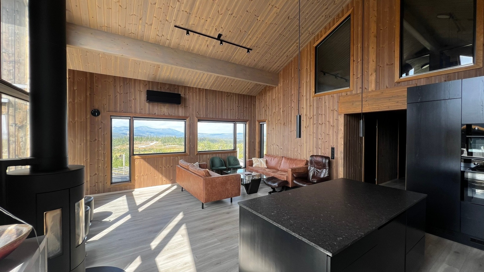 Flott utsikt fra kjøkkenøy. Galleribilde