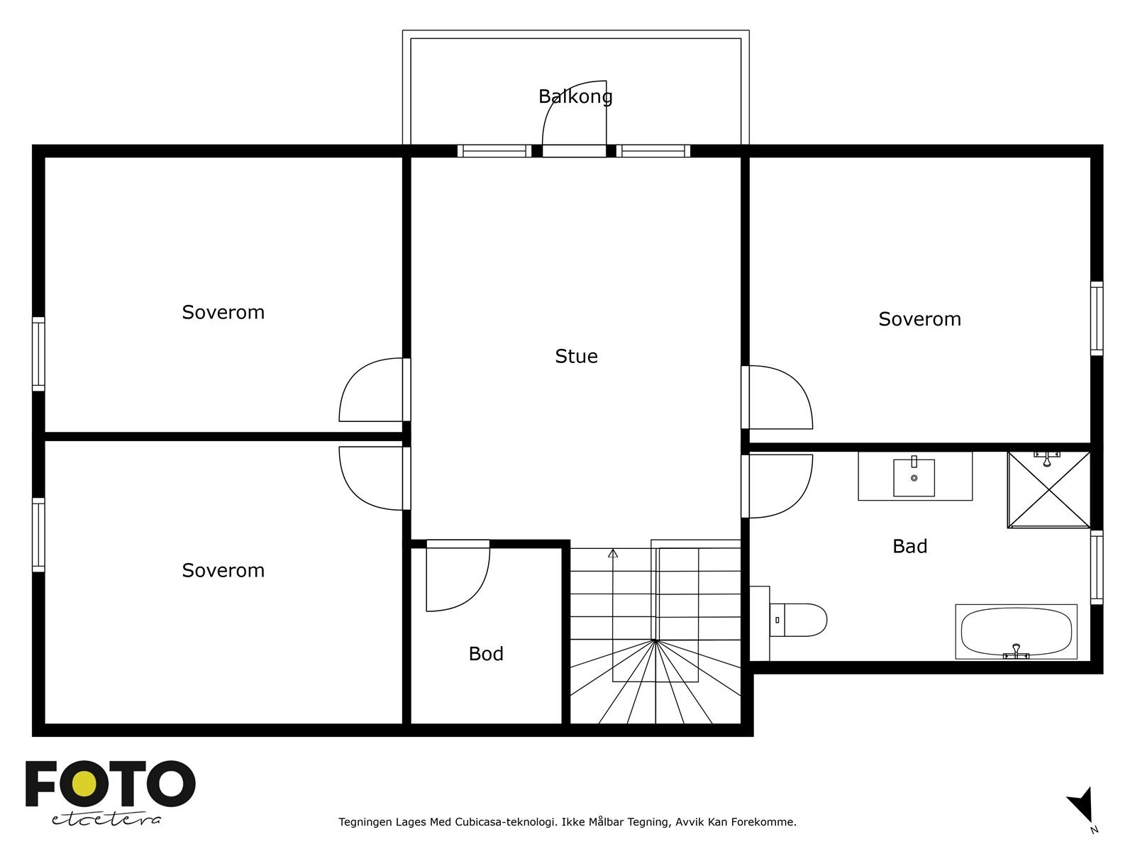 Plantegning 2. etasje. Galleribilde