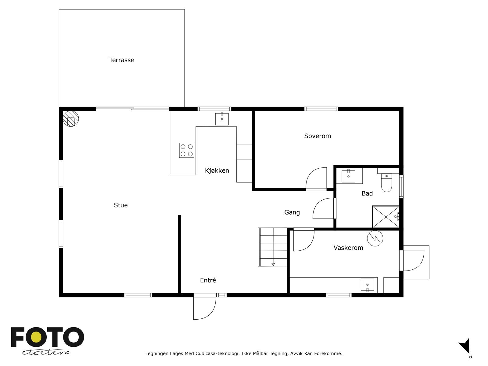 Plantegning 1. etasje. Galleribilde