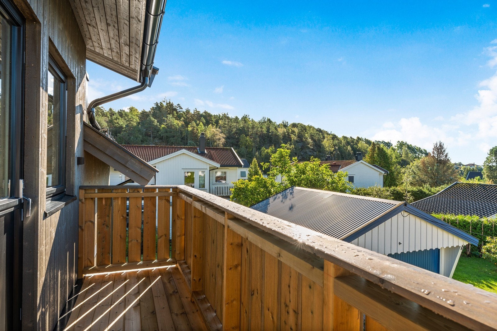 Utsikt fra balkongen. Galleribilde