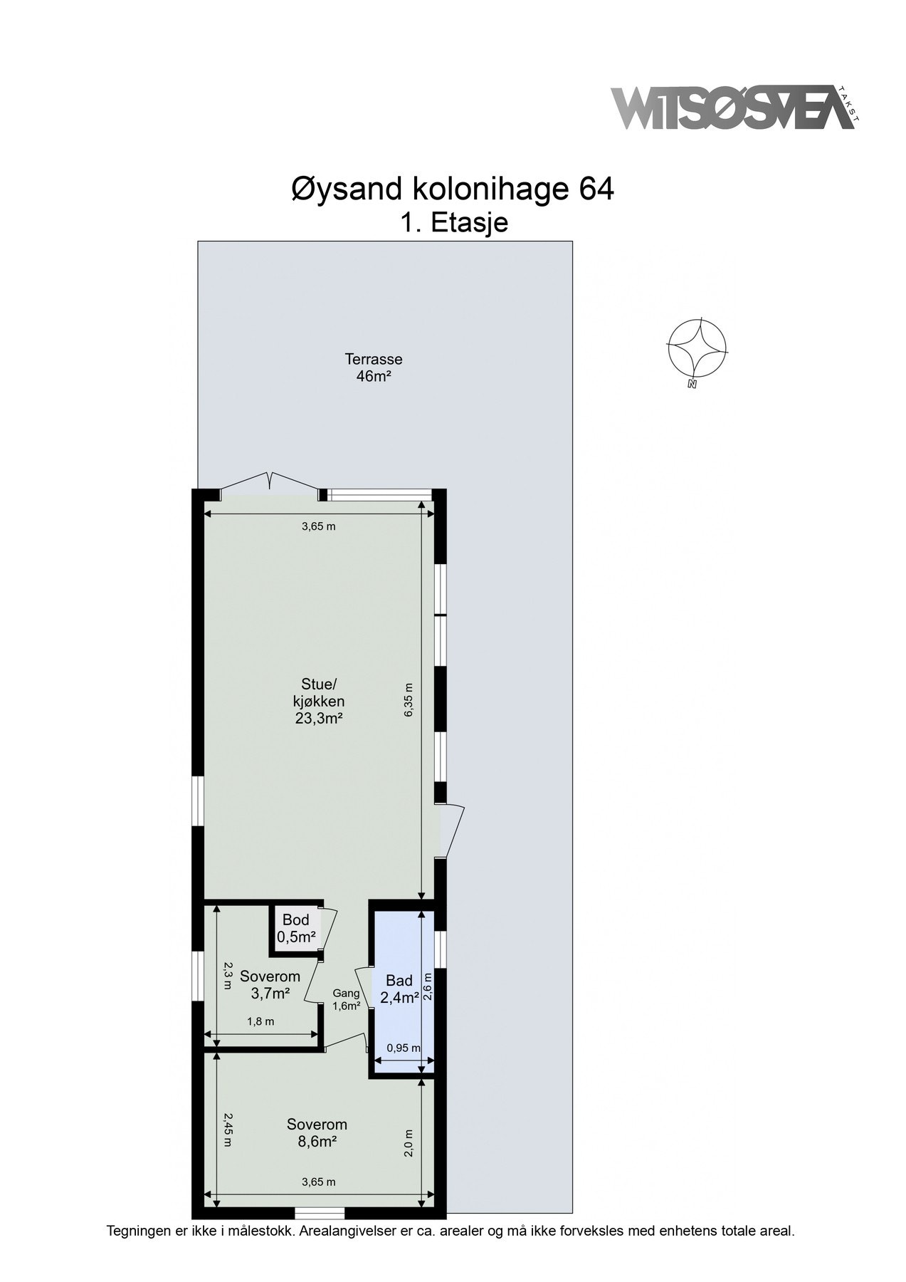 Planskisse Galleribilde