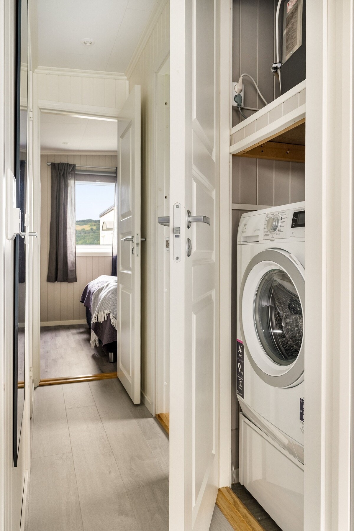 Plass effektiv løsning med Electrolux vaskemaskin. Galleribilde