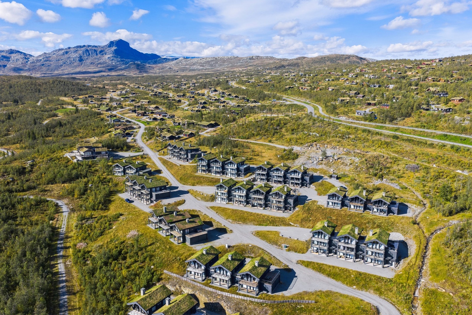 Aasgarden med landemerket Bitihorn i bakgrunnen Galleribilde