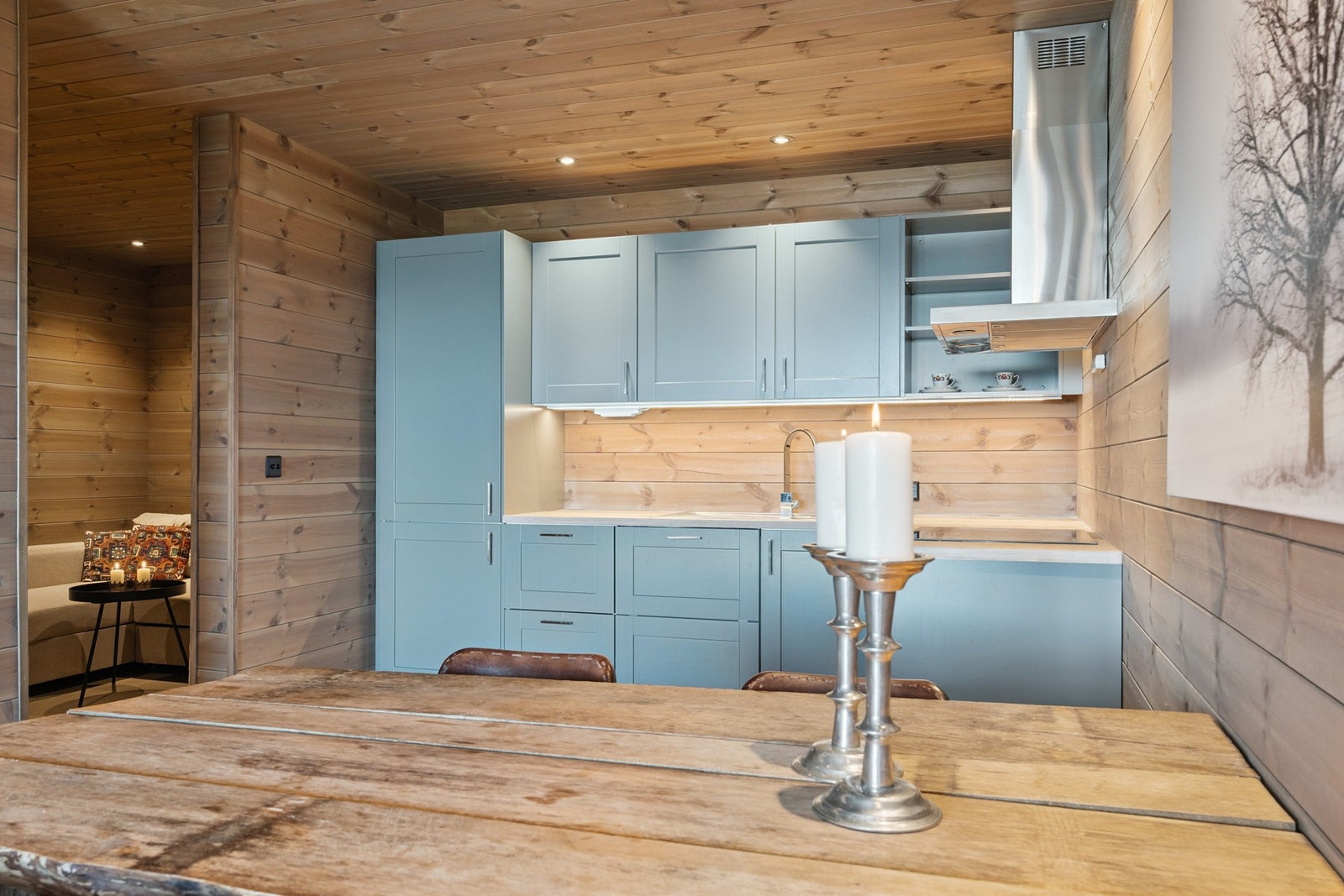 Inngang til alkove ved kjøkken Galleribilde