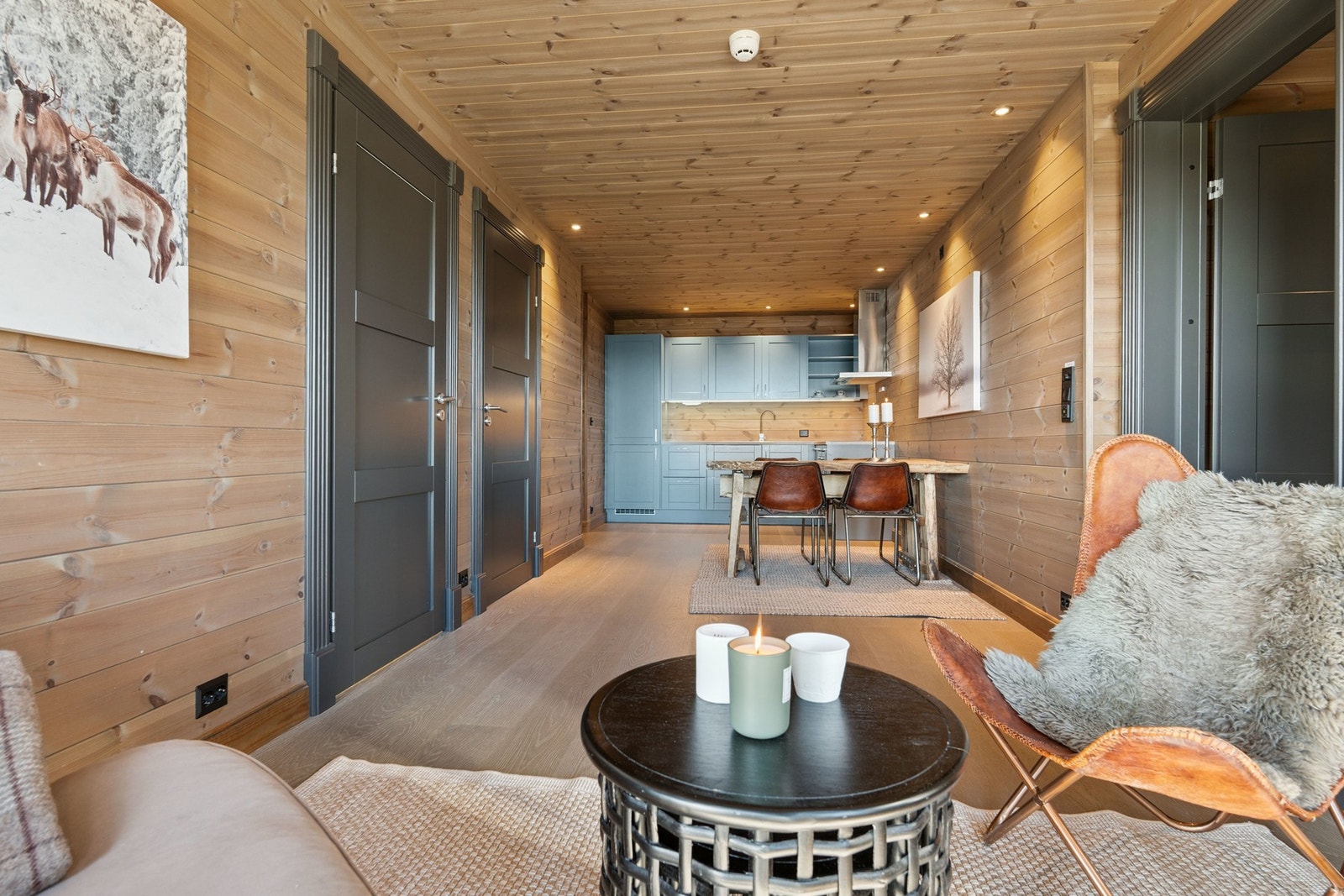 Åpen løsning stue og kjøkken Galleribilde