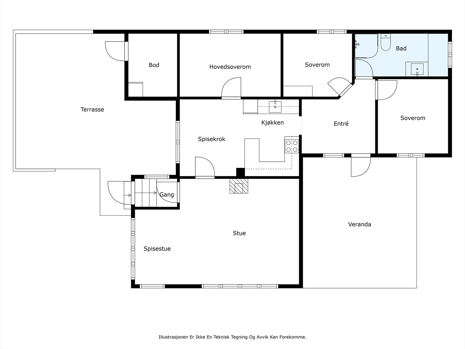 Plantegning Galleribilde