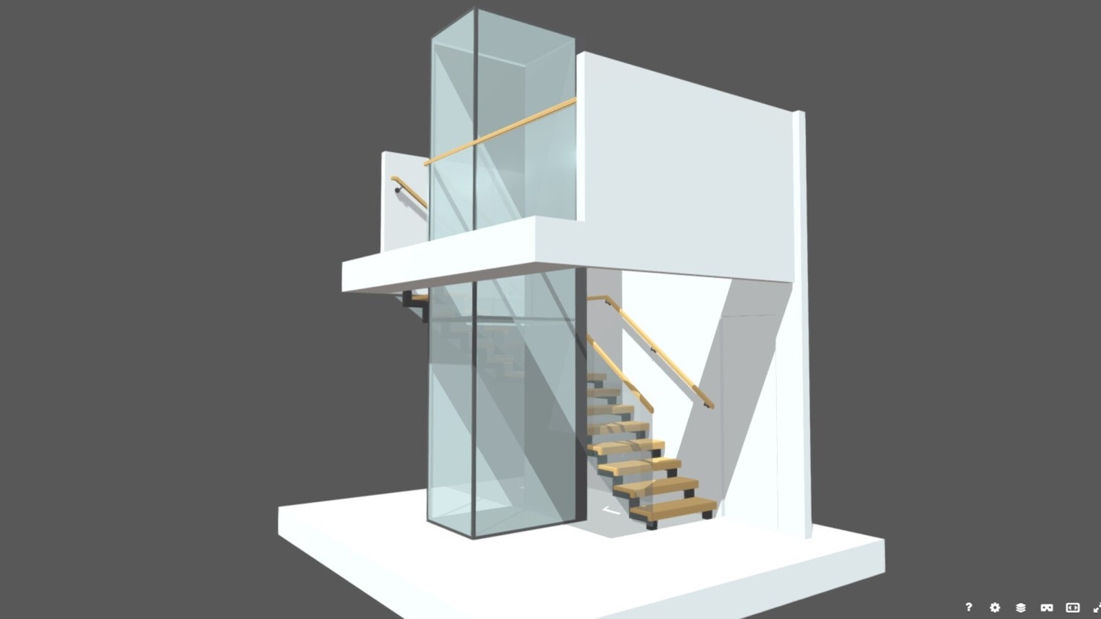 Det er også klargjort for innvendig heis mellom 3. og 4. etasje ved et eventuelt ønske/behov. Galleribilde