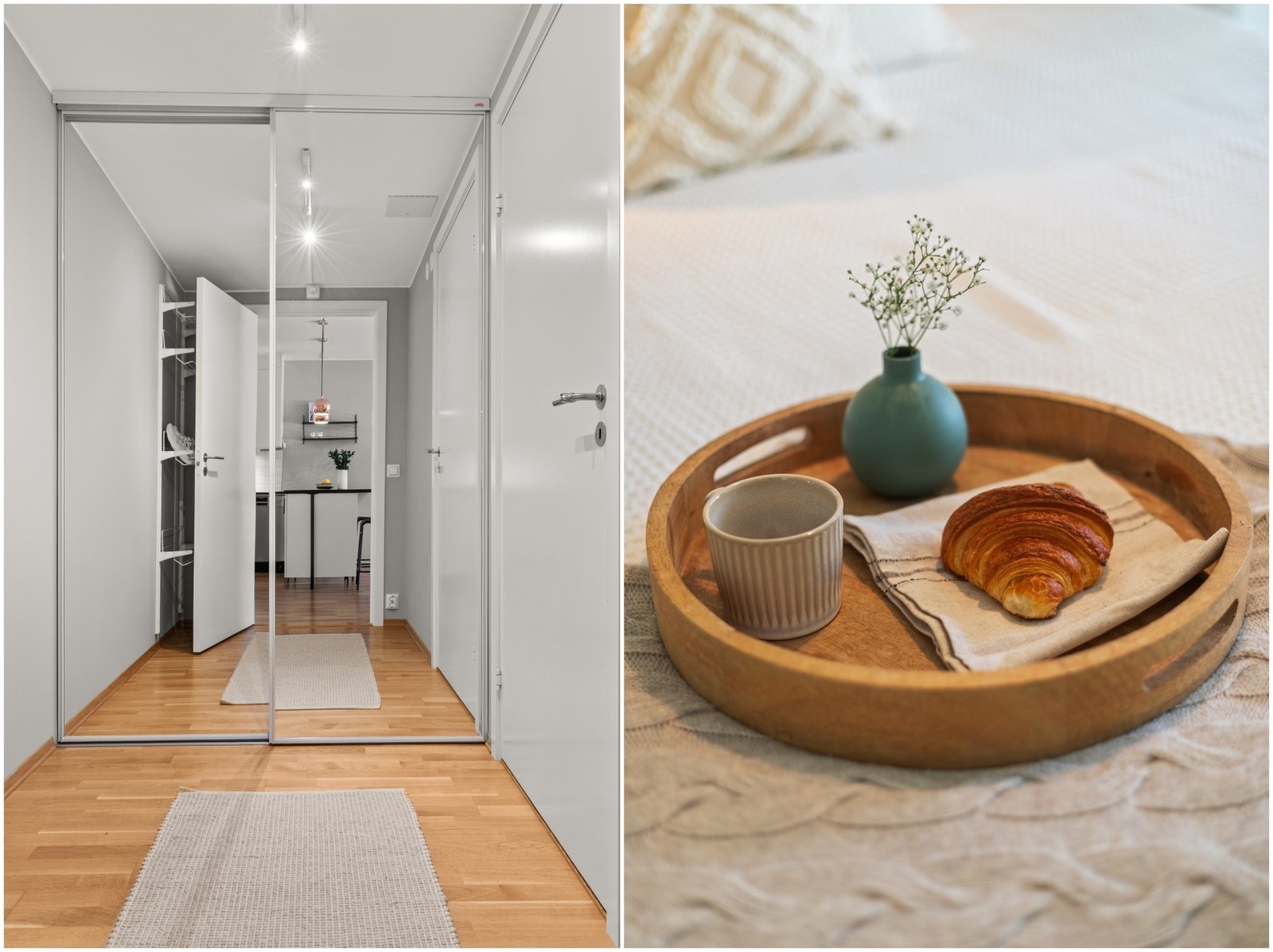 Meget praktisk innvendig bod som sikrer godt med oppbevaring i tilknytting til badet. Galleribilde