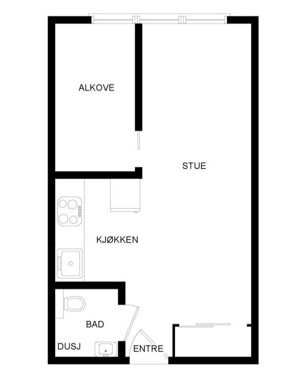 Plantegning Galleribilde