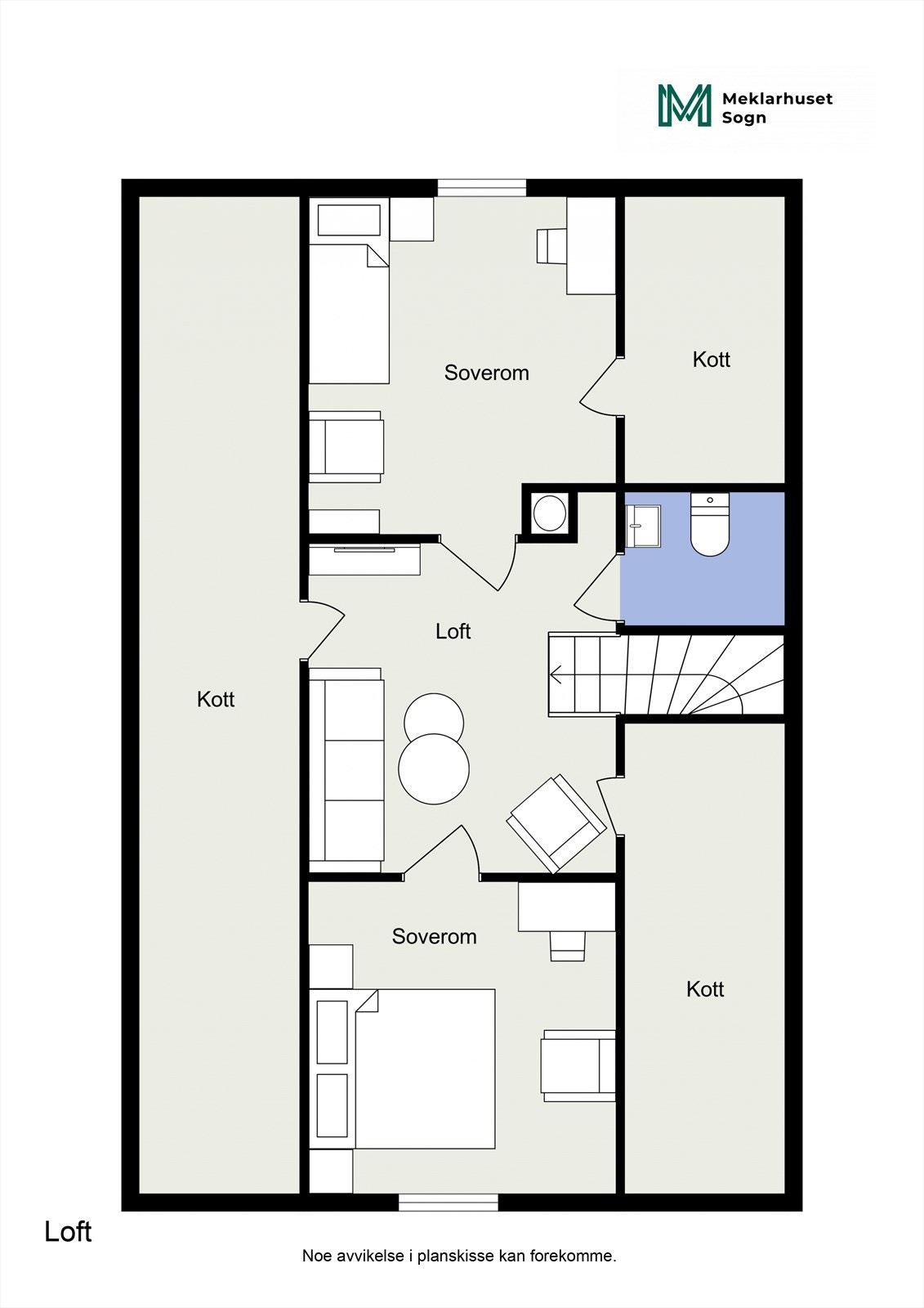 Plantegning Loft Galleribilde
