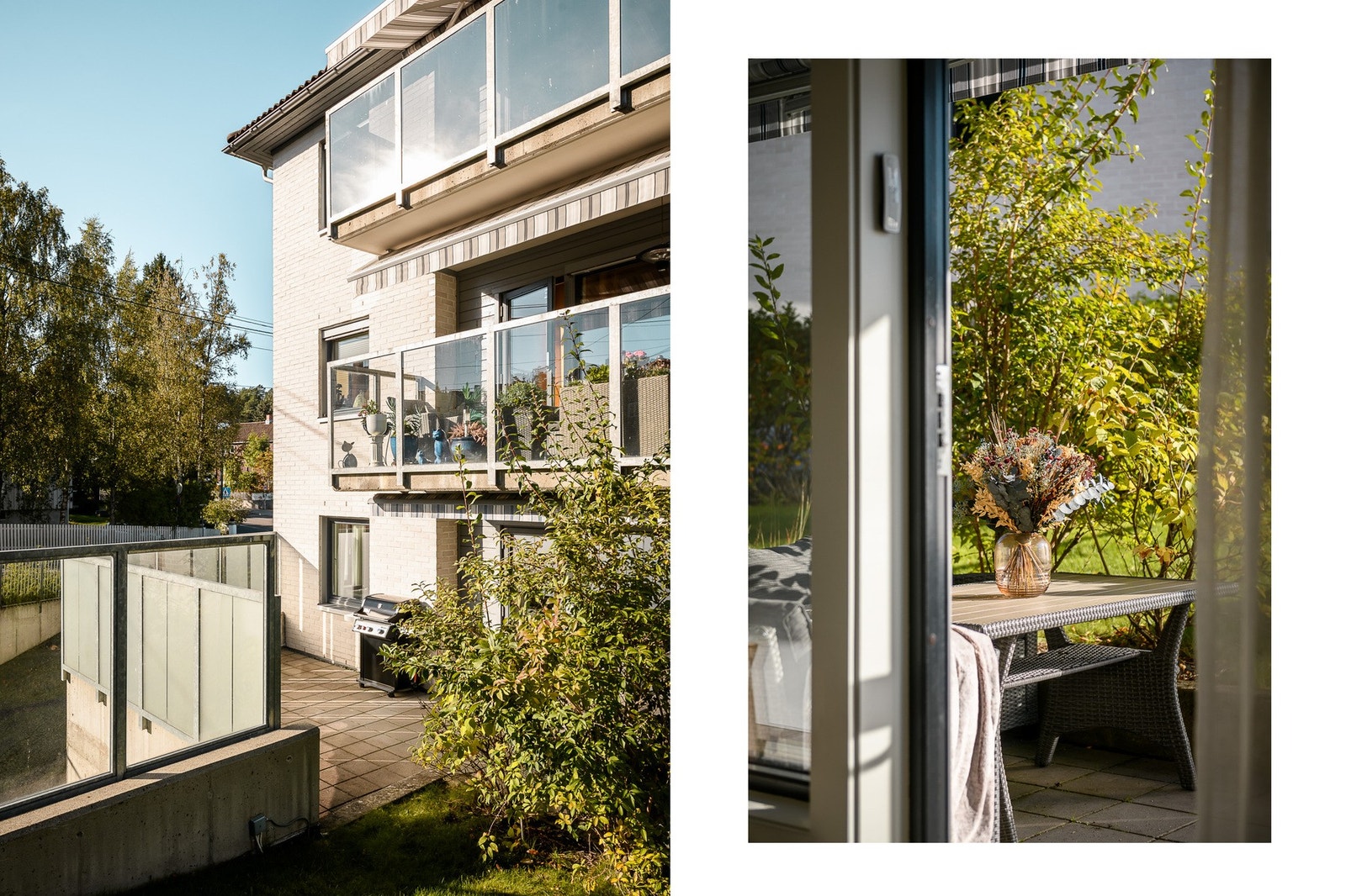 Fra stuen er det utgang til en stor, sydvendt terrasse. Galleribilde