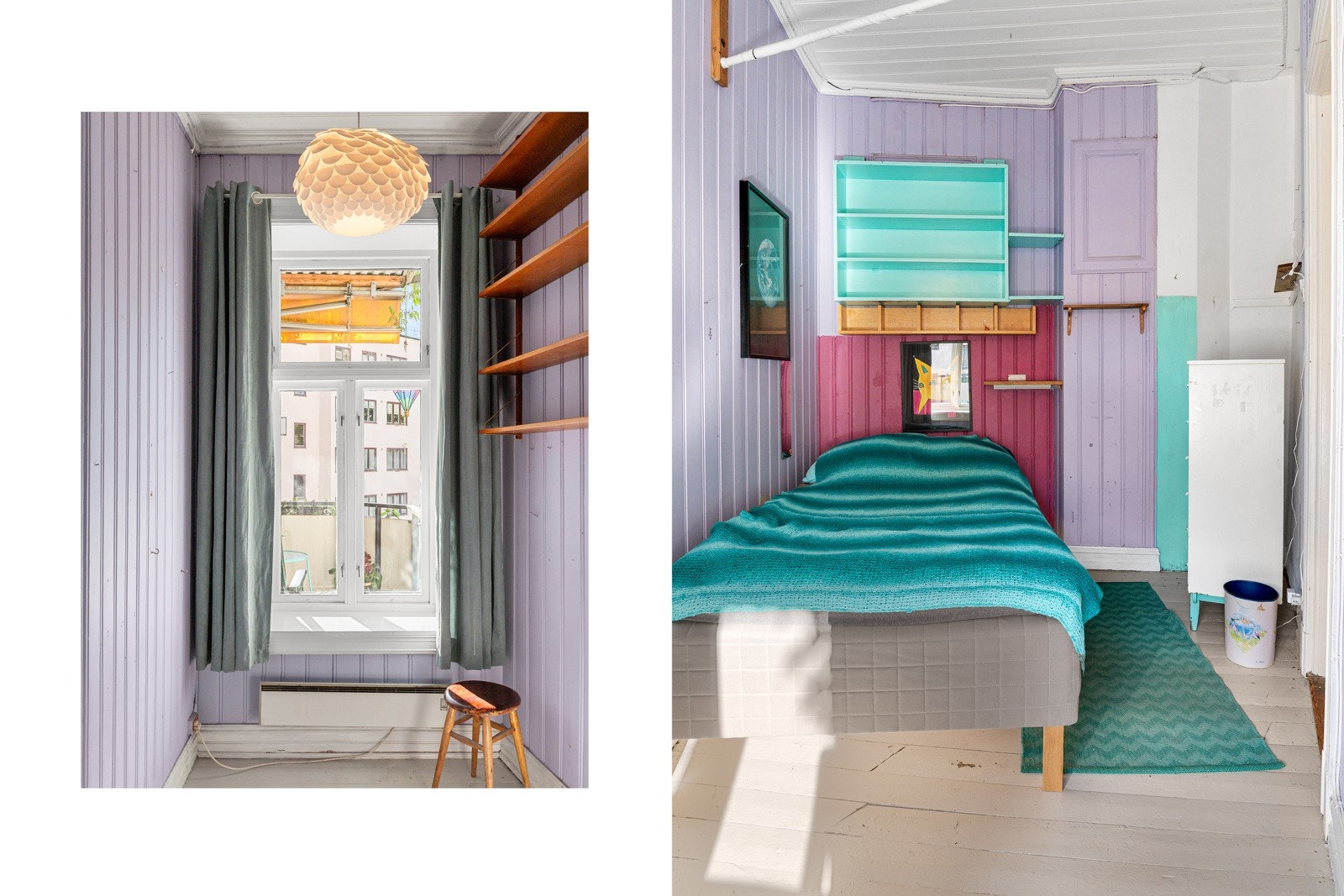 Soverom II er av praktisk størrelse, perfekt til barnerom, gjesterom eller kontor. Dette rommet vender også ut mot rolig bakgård. Galleribilde