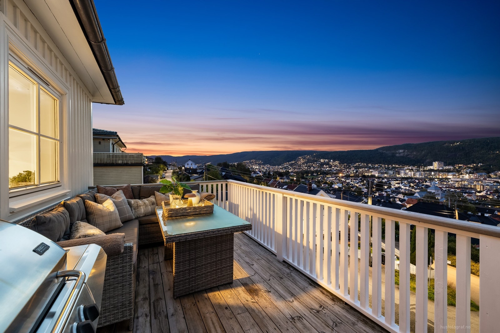 Flott utsikt over Drammen! Galleribilde