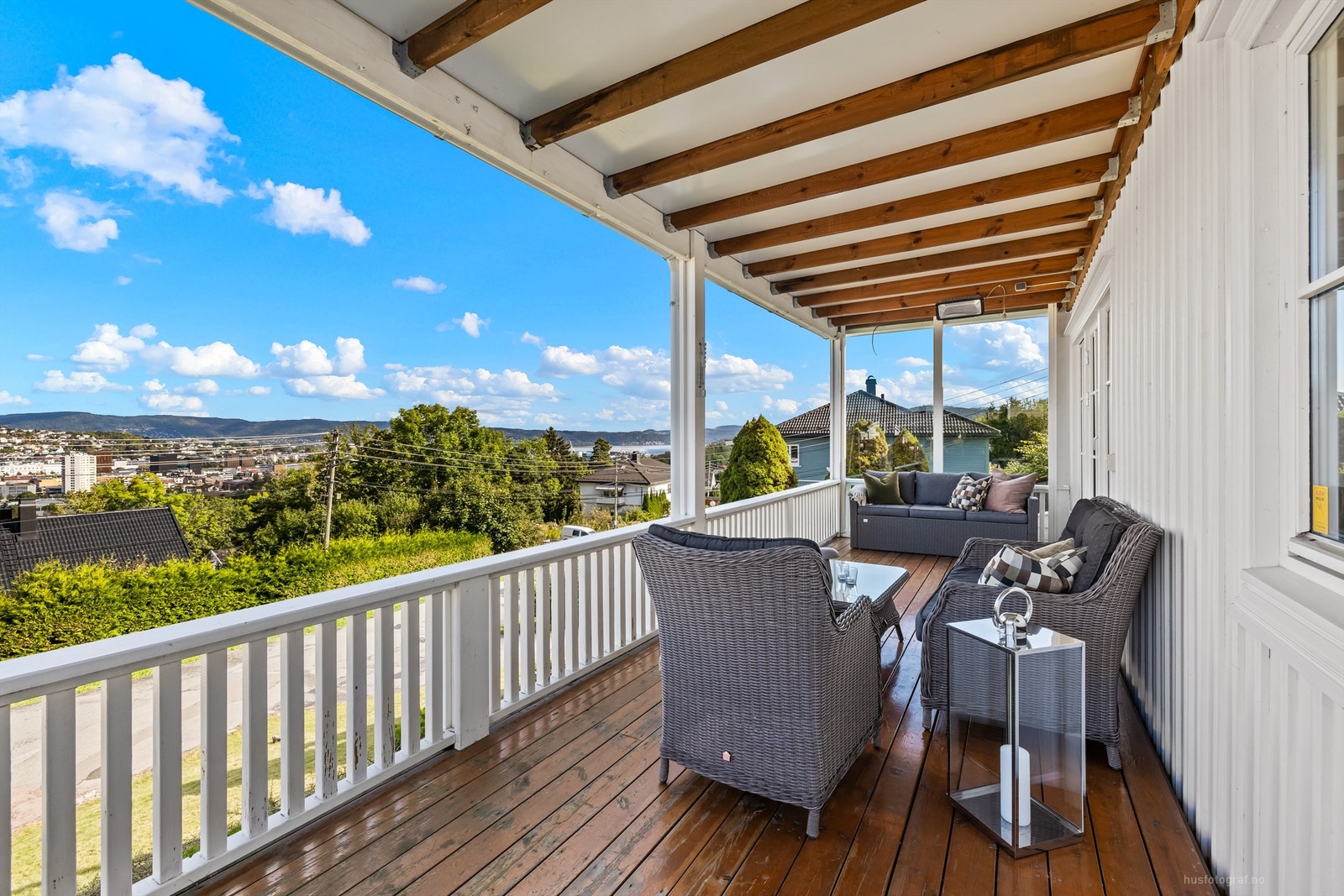 Overbygget veranda Galleribilde