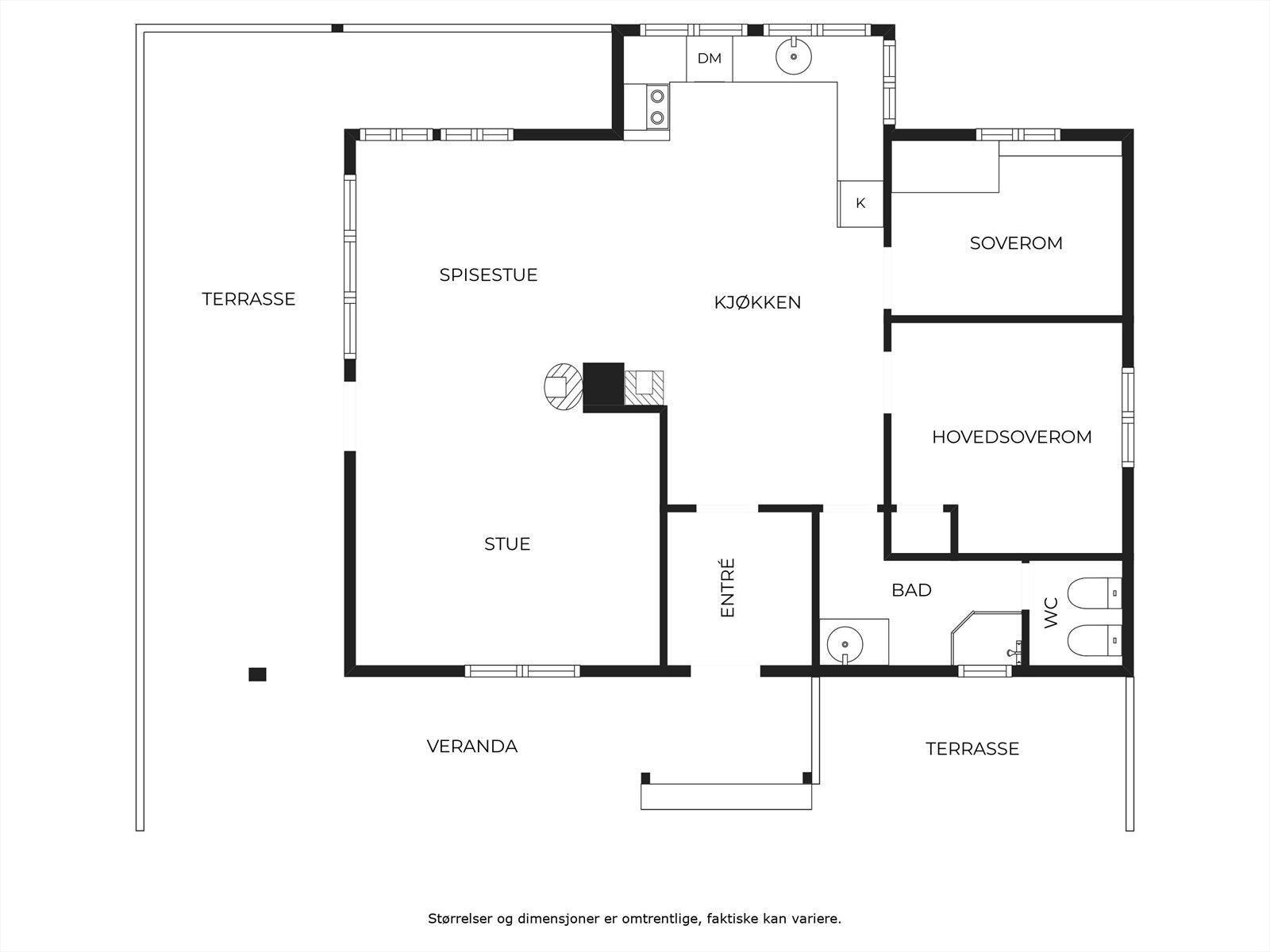 Plantegning Galleribilde