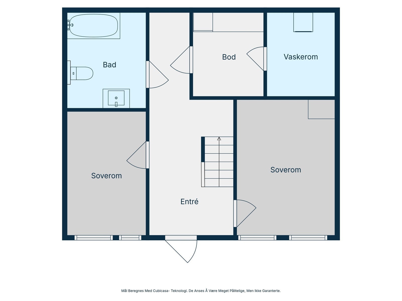 Plantegning underetasje (utarbeidet av selger). Galleribilde