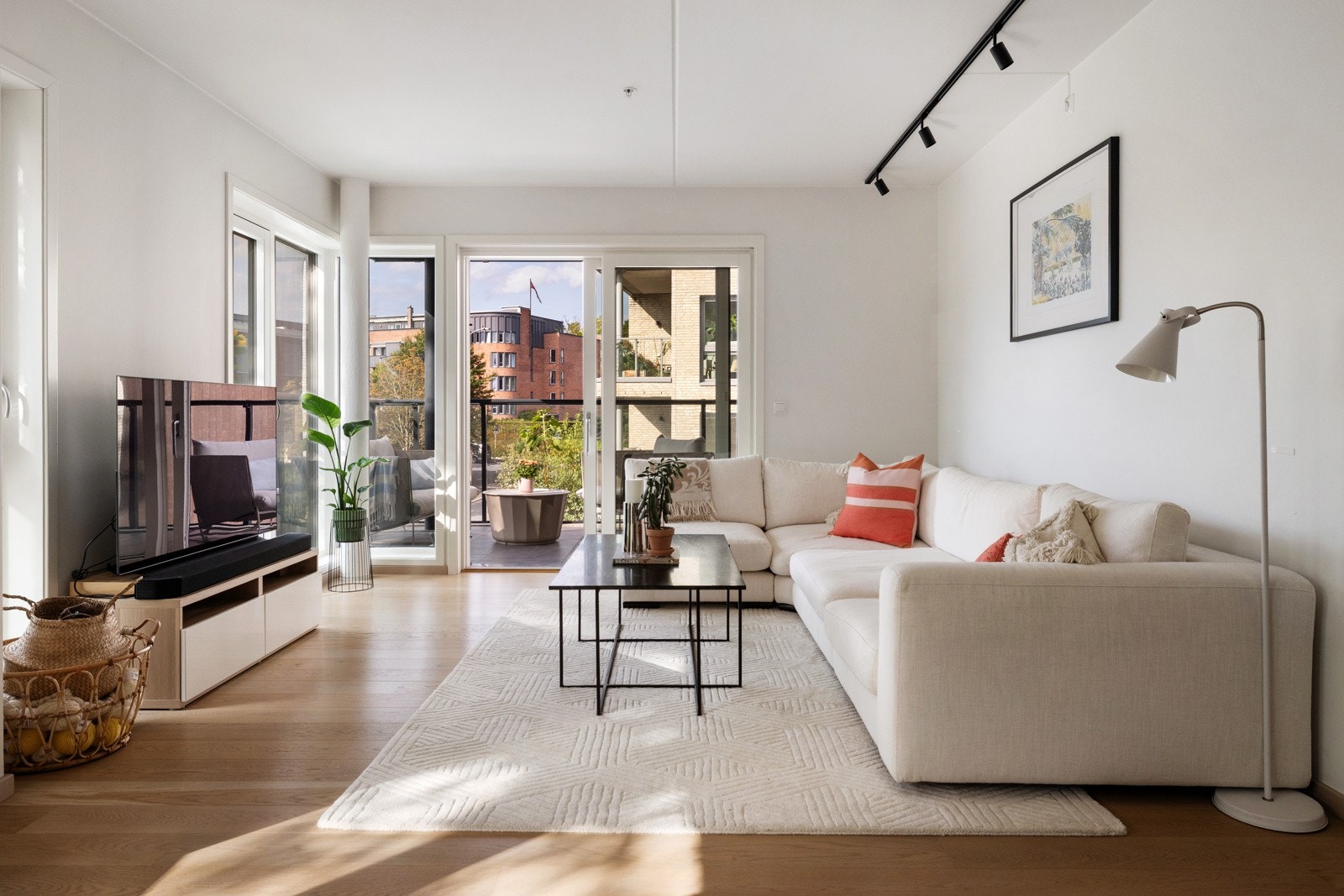 Her er det god plass til en sofagruppe Galleribilde