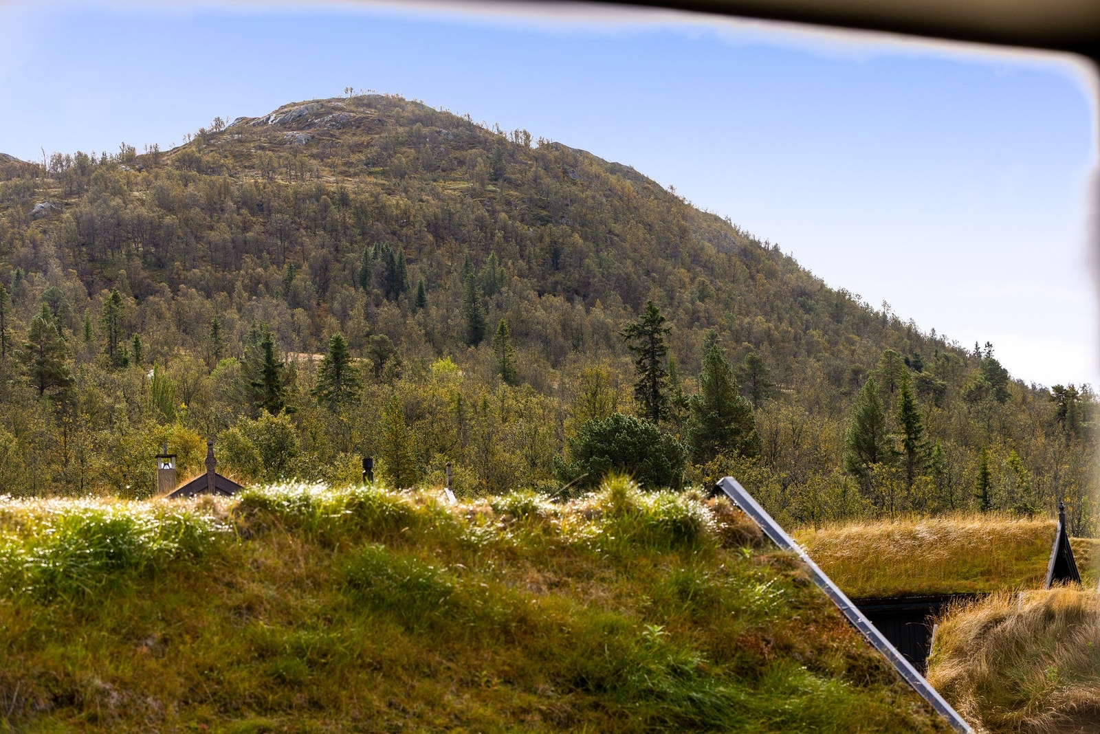 Flott utsikt fra loftsetasjen Galleribilde