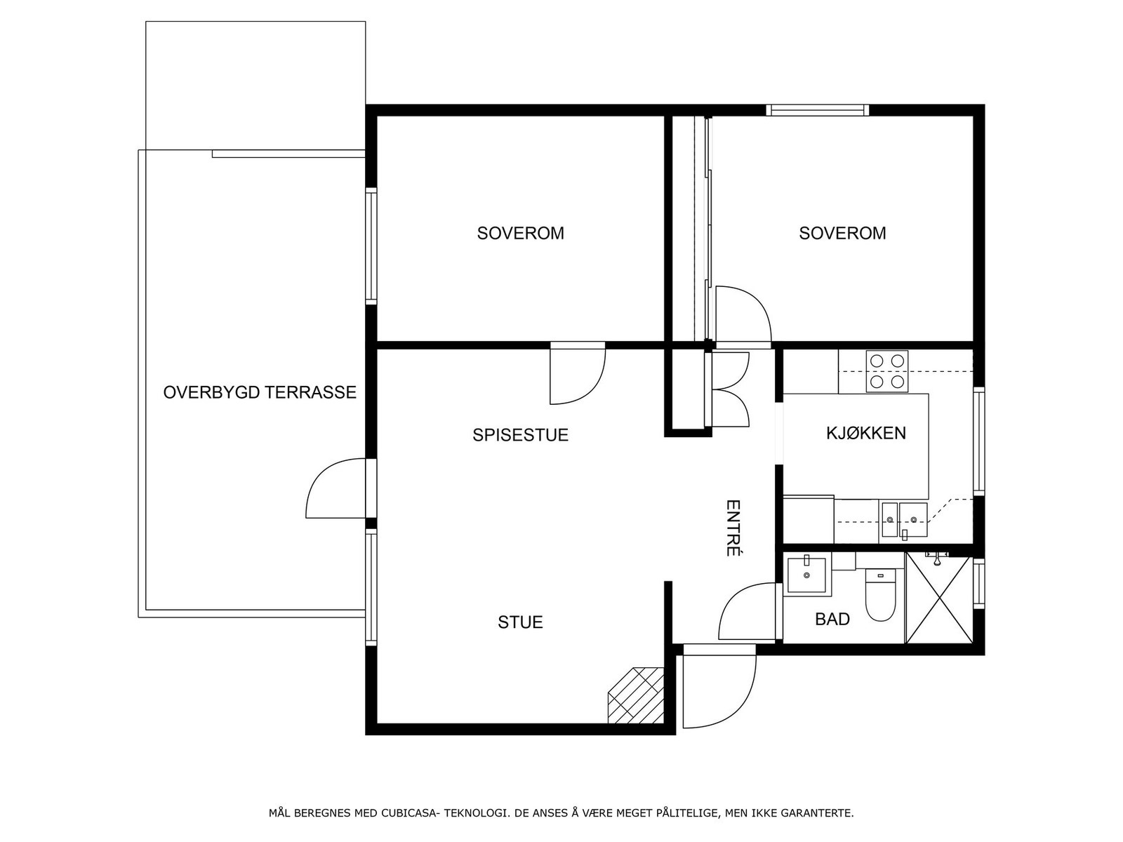 Veiledende planskisse. Galleribilde