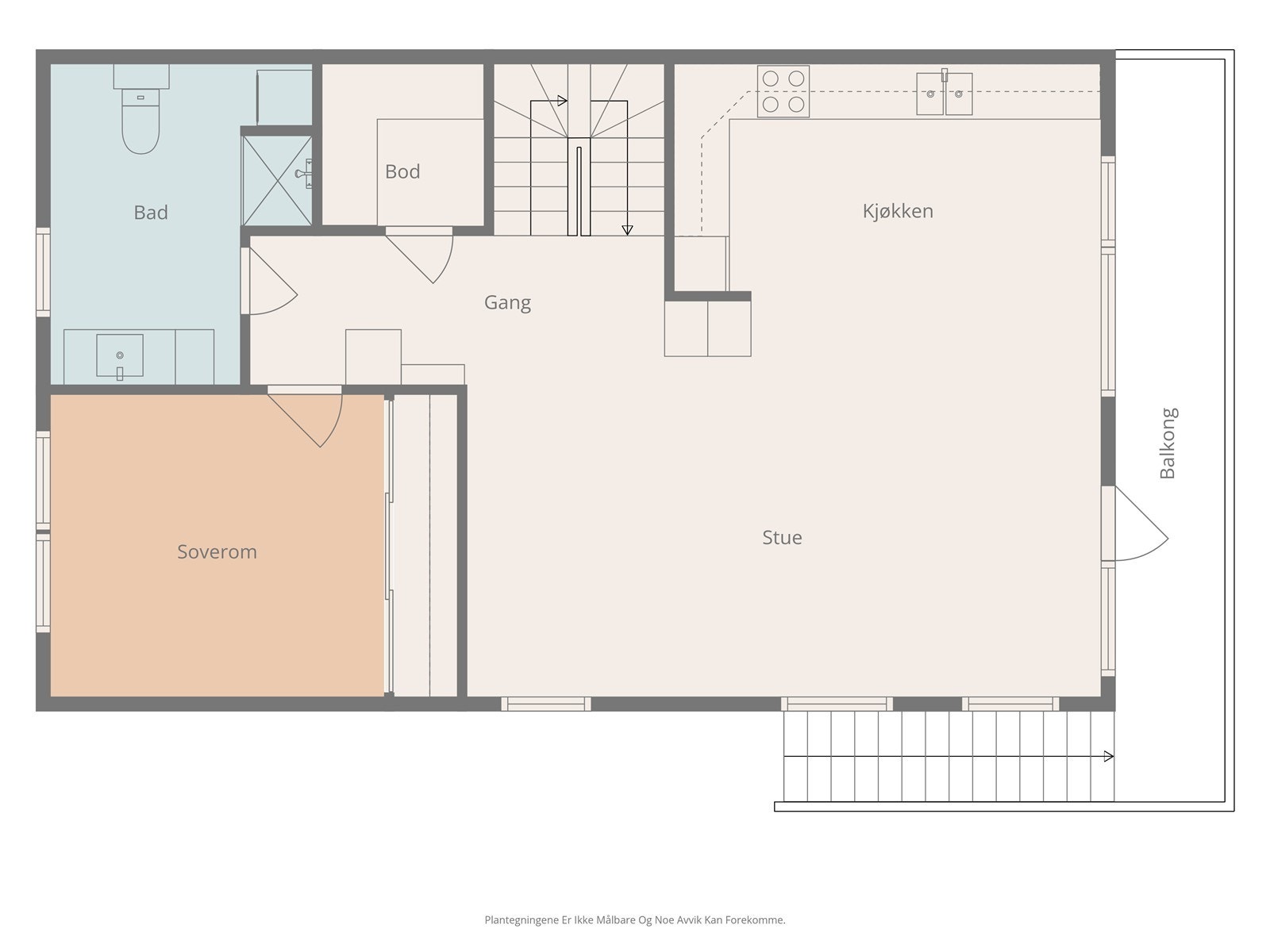 Plantegning 2. etg Galleribilde