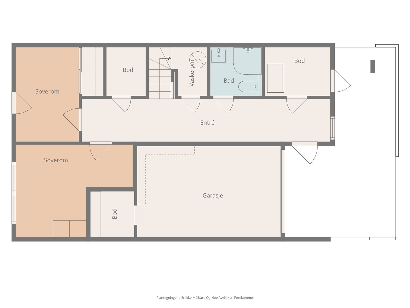 Plantegning 1. etg Galleribilde