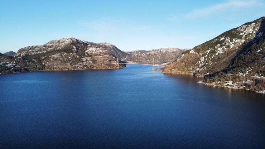 Like ved innseilingen til den populære Lysefjorden Galleribilde