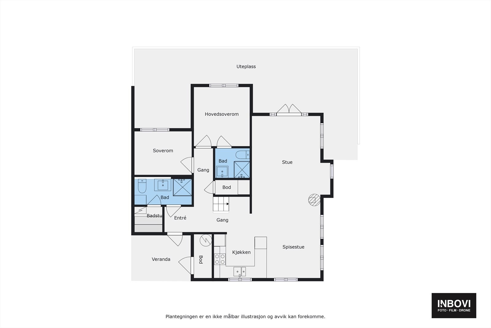 Plantegning - 1. etasje Galleribilde