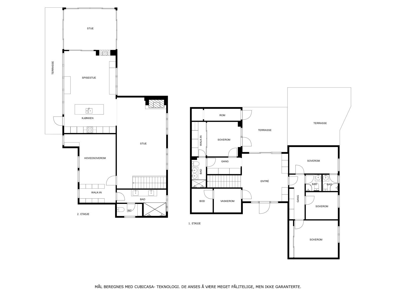 Planløsning - alle plan Galleribilde