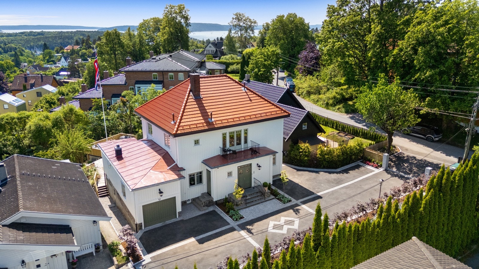 Eiendommen ligger i et særs ettertraktet område på Ullern Galleribilde