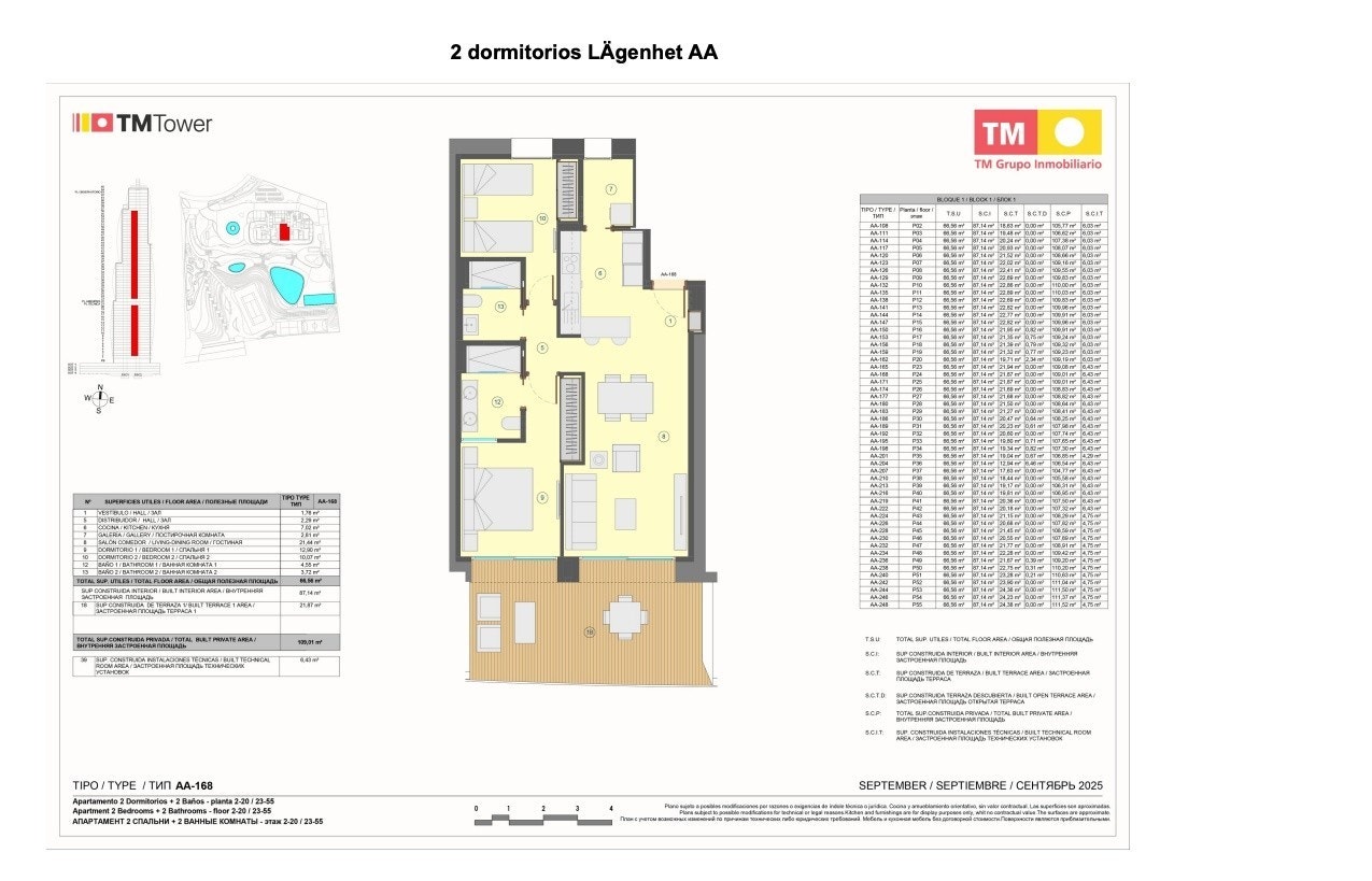 Plantegning leilighet Galleribilde