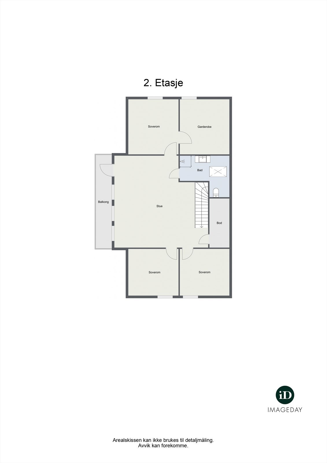 Plantegning 2. etasje. Galleribilde