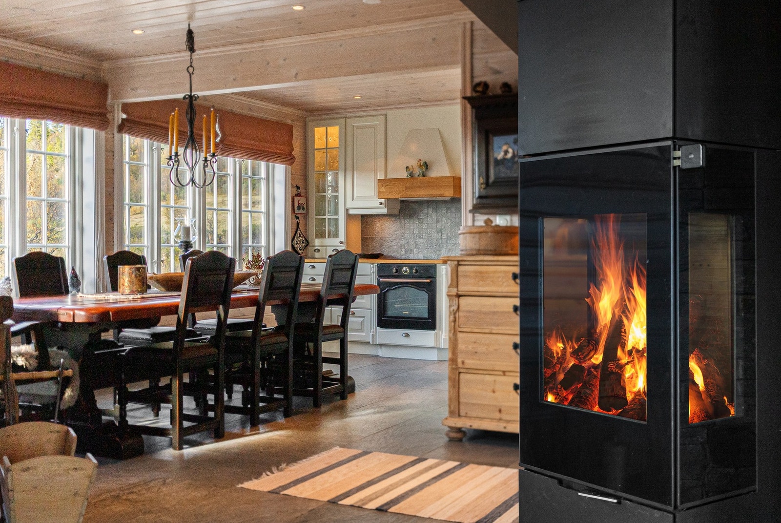 Peiskos hører med på hytta. Galleribilde