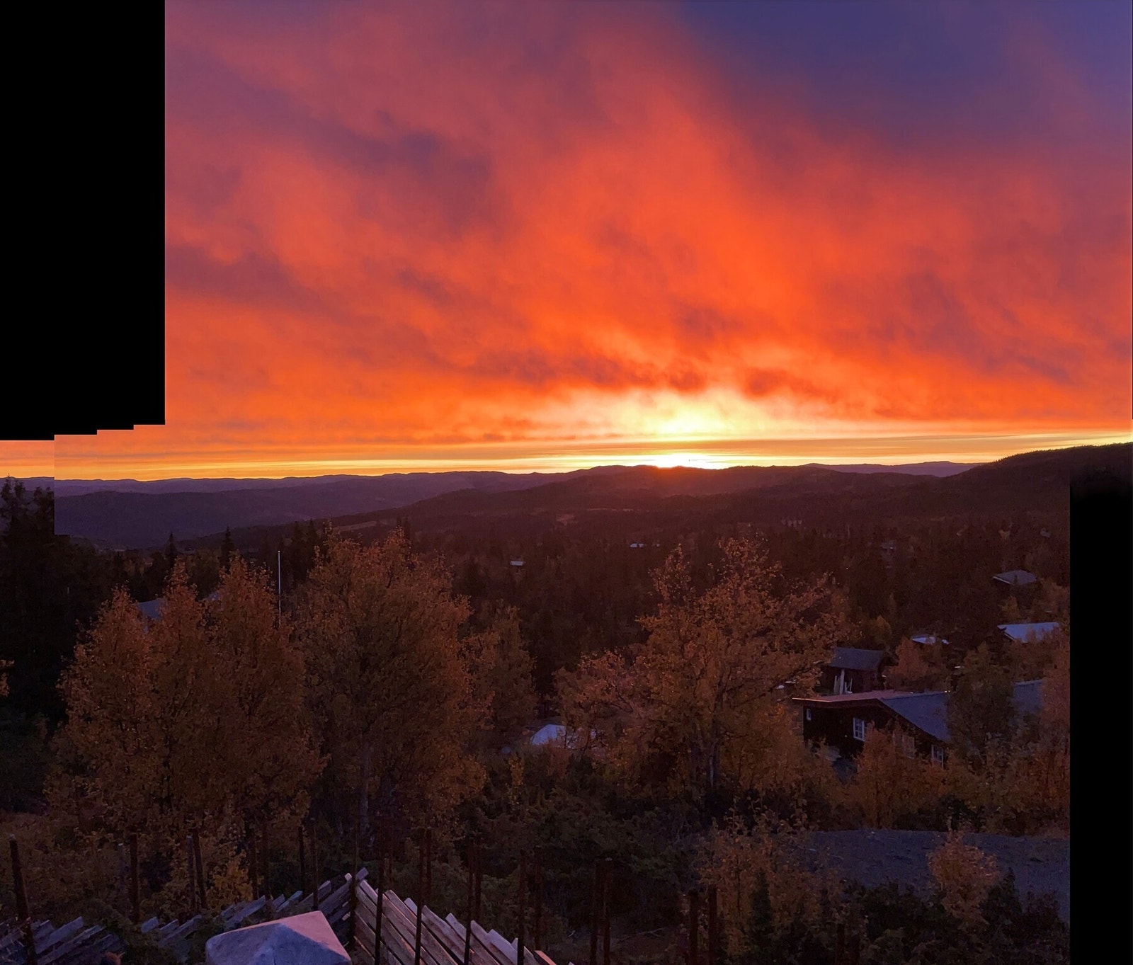 Vakker solnedgang - bilde fra selgers ariv Galleribilde