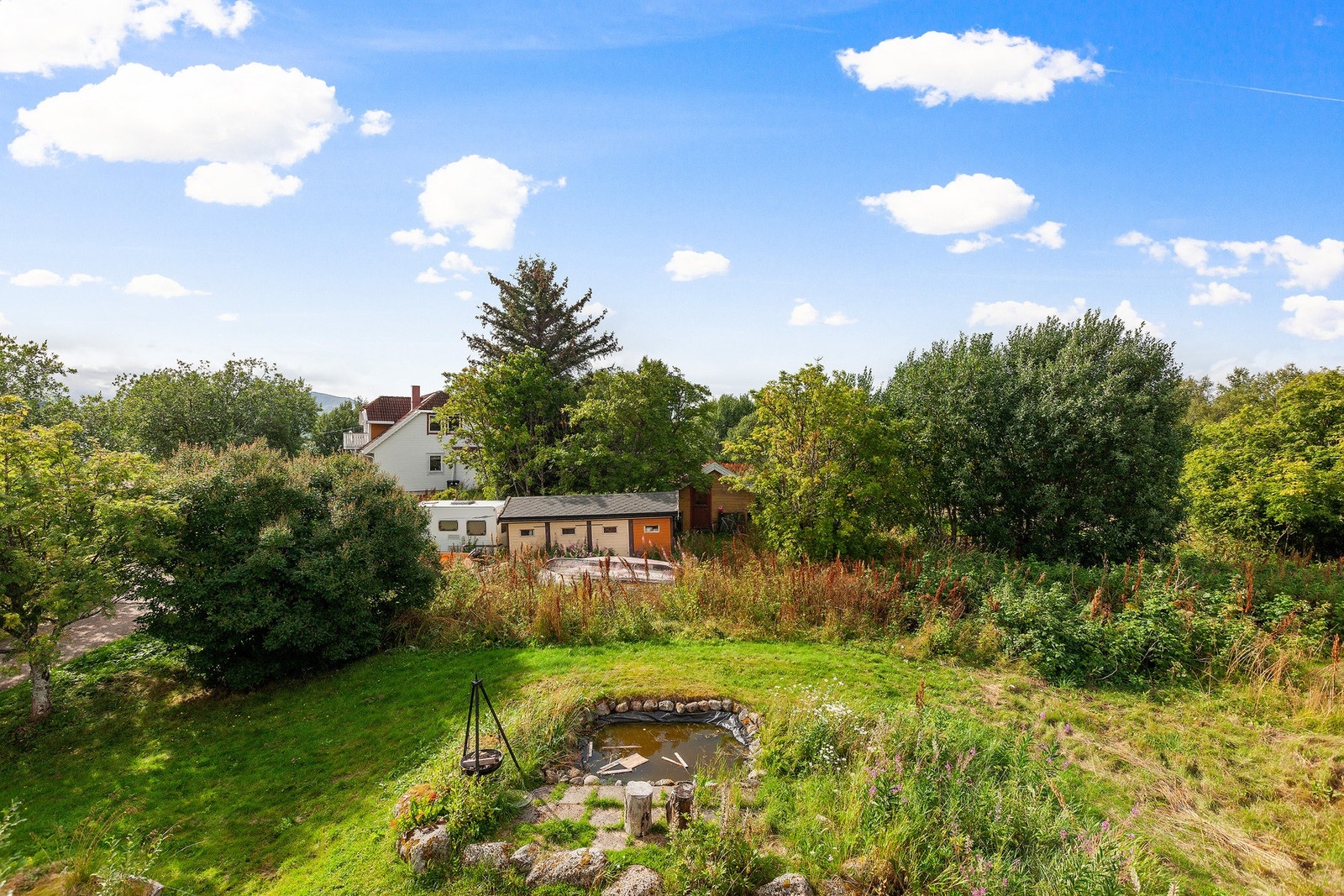 Del av hagen. Galleribilde