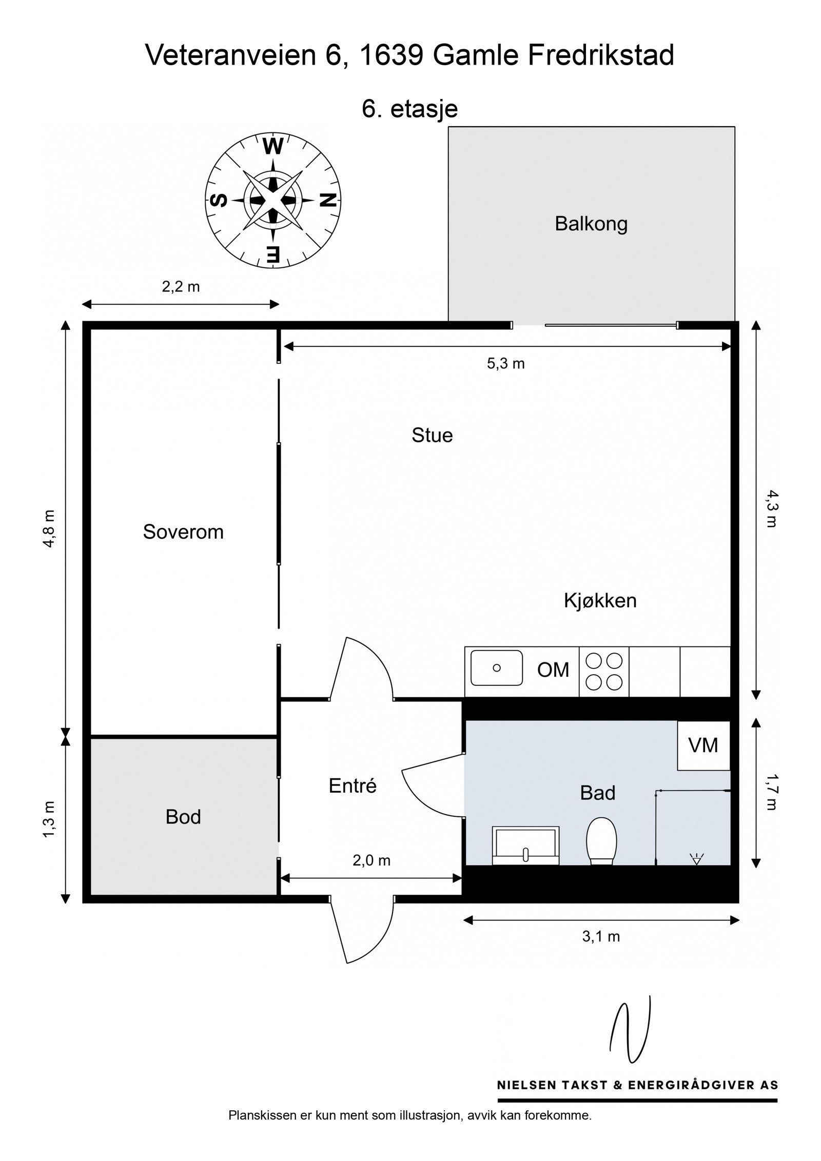Plantegning Galleribilde