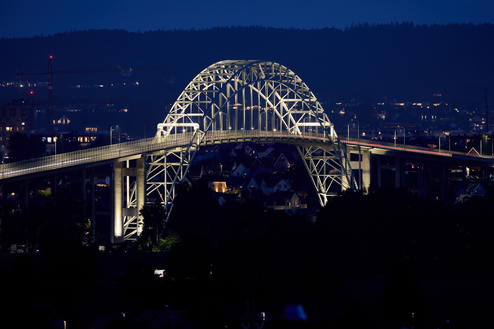Utsikt mot Fredrikstadbroen. Foto: selger Galleribilde