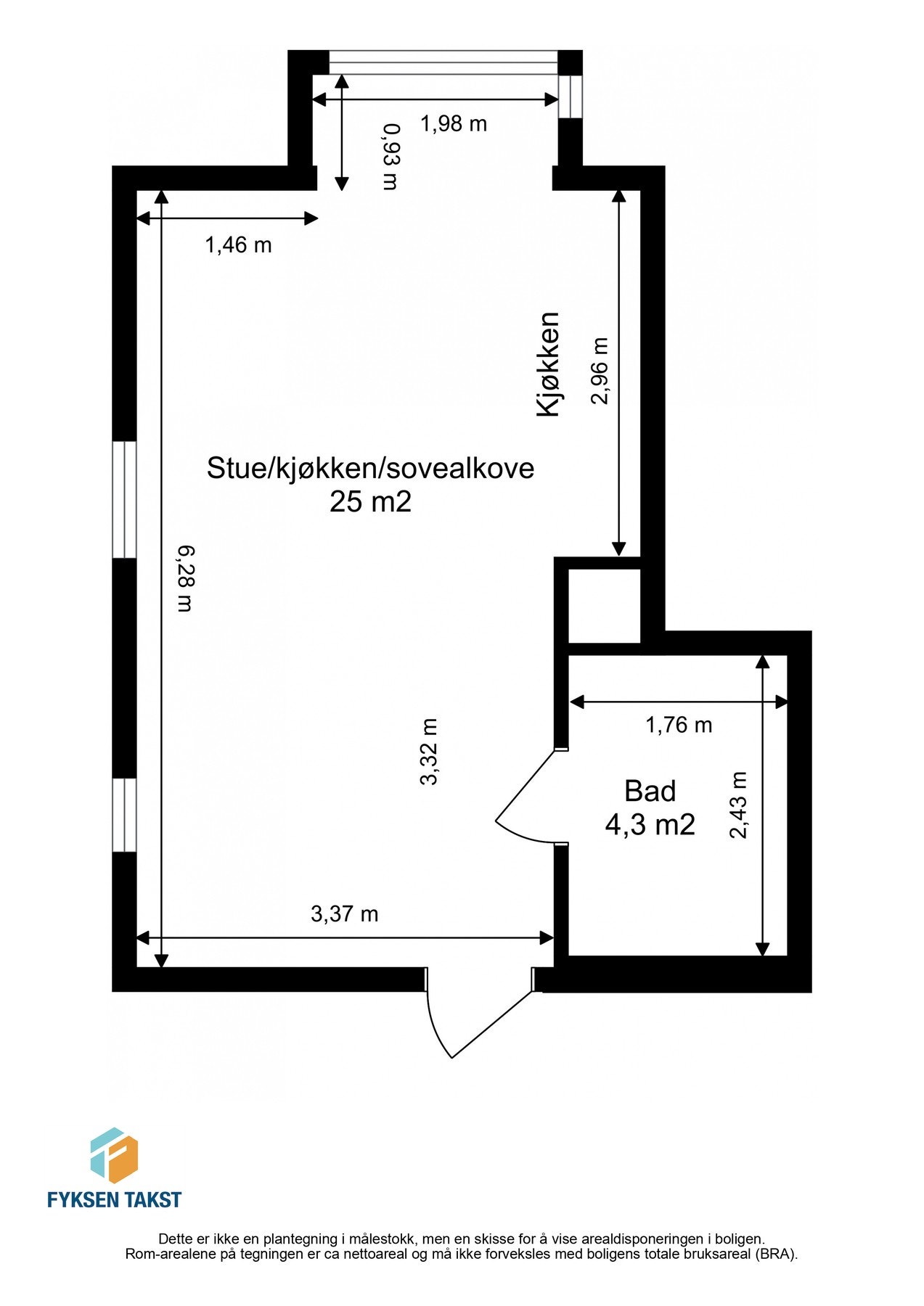 Planskisse. Galleribilde