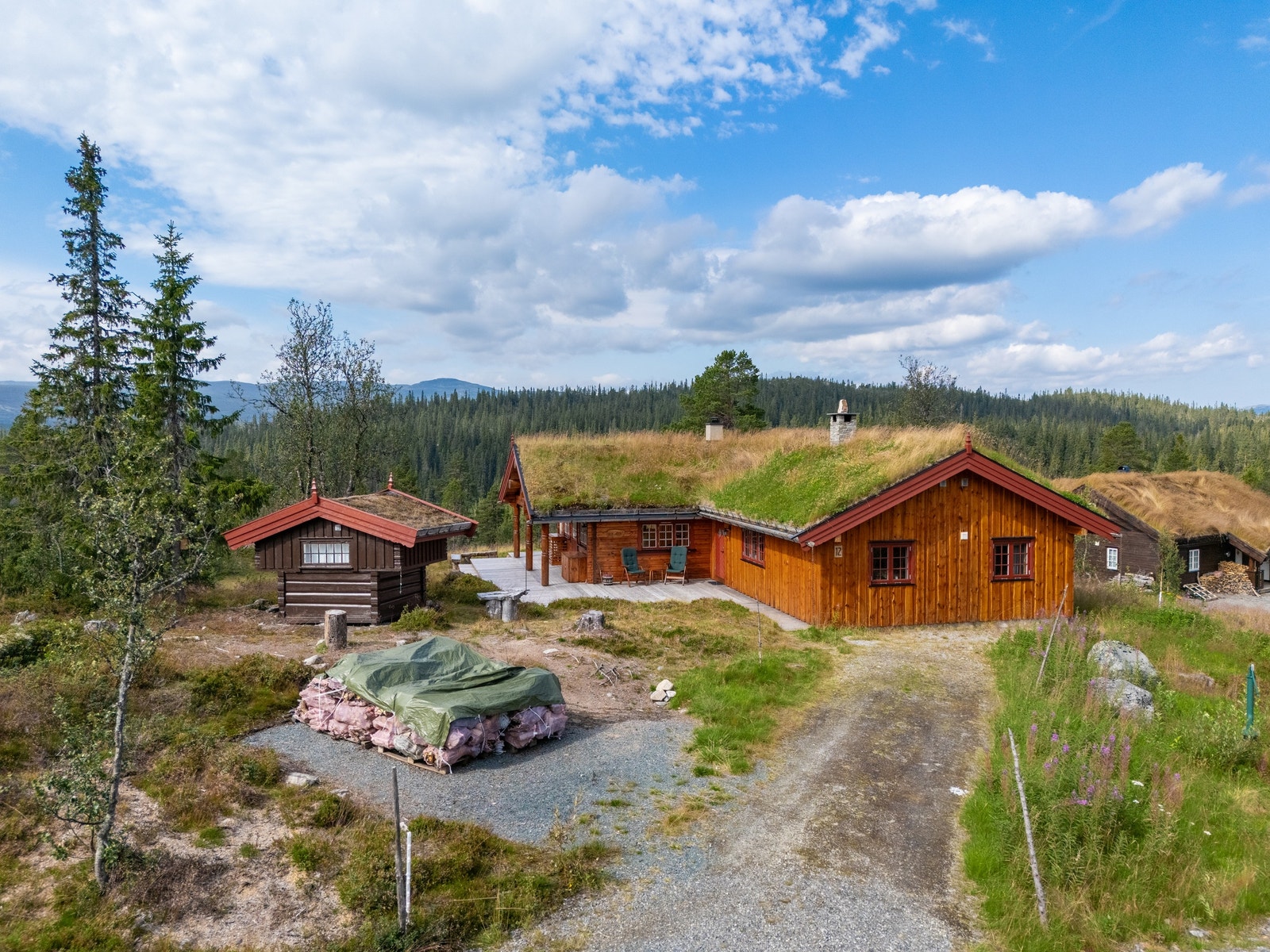 Hytte med anneks Galleribilde