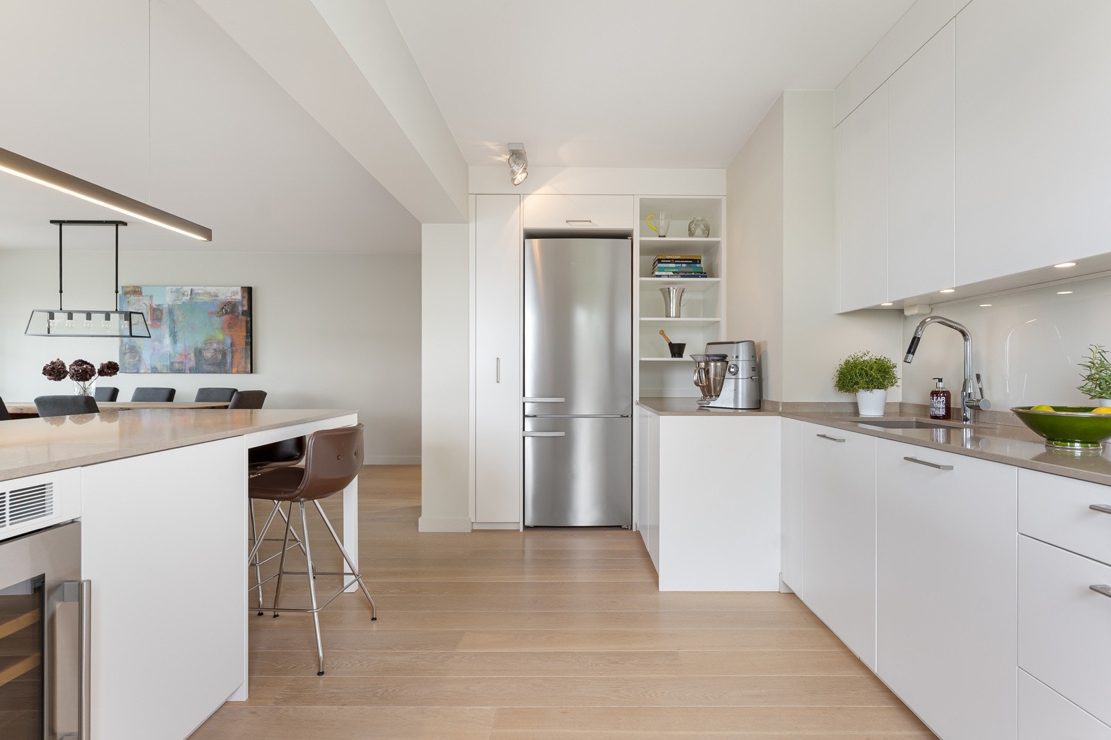 Kvänum kjøkken fra 2017 - Integrerte hvitevarer fra Miele Galleribilde