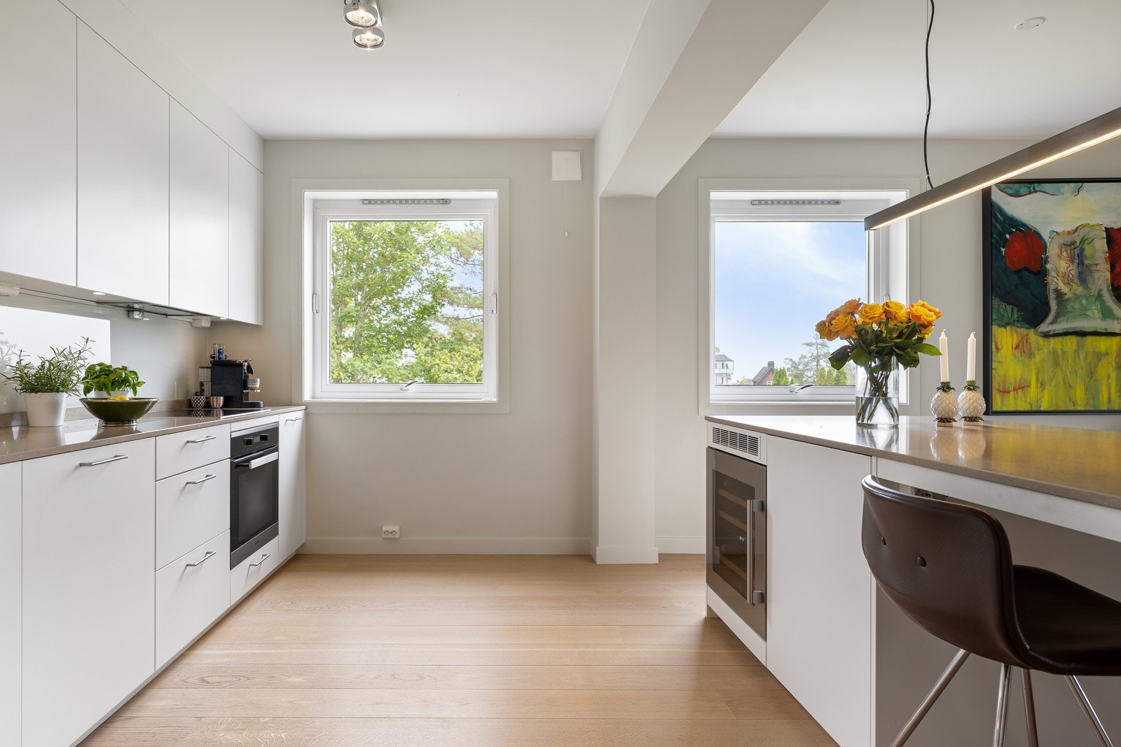 Kvänum kjøkken fra 2017 - Integrerte hvitevarer fra Miele Galleribilde