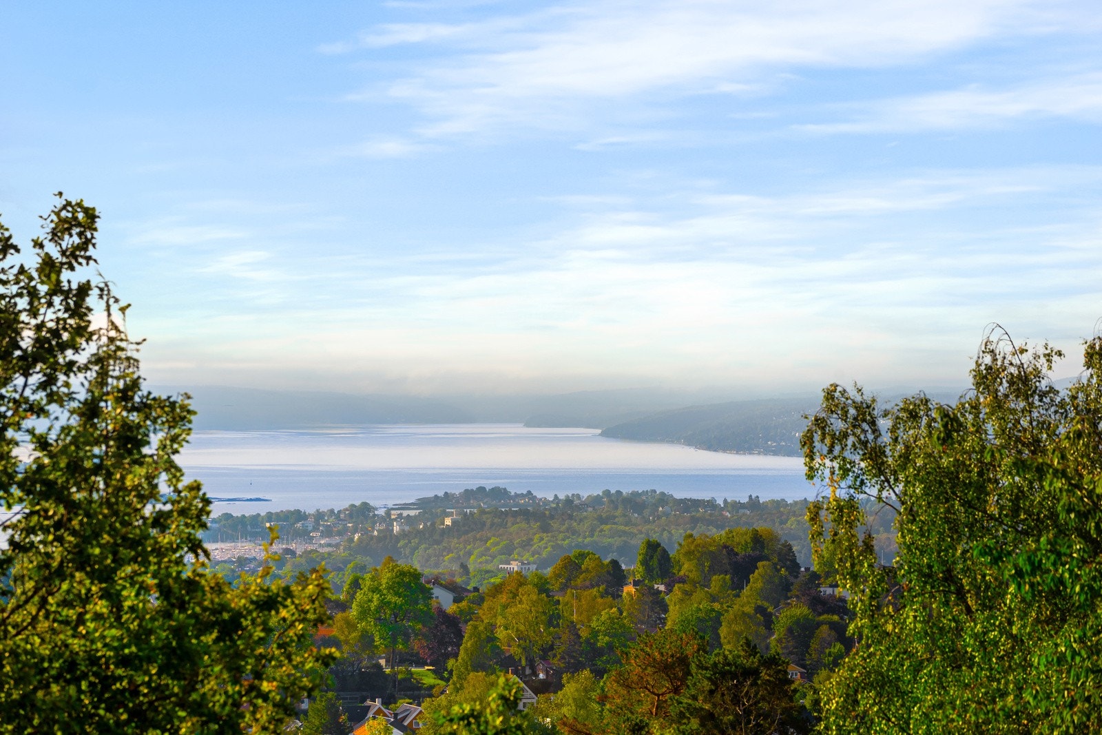 Spektakulær utsikt fra balkongen Galleribilde