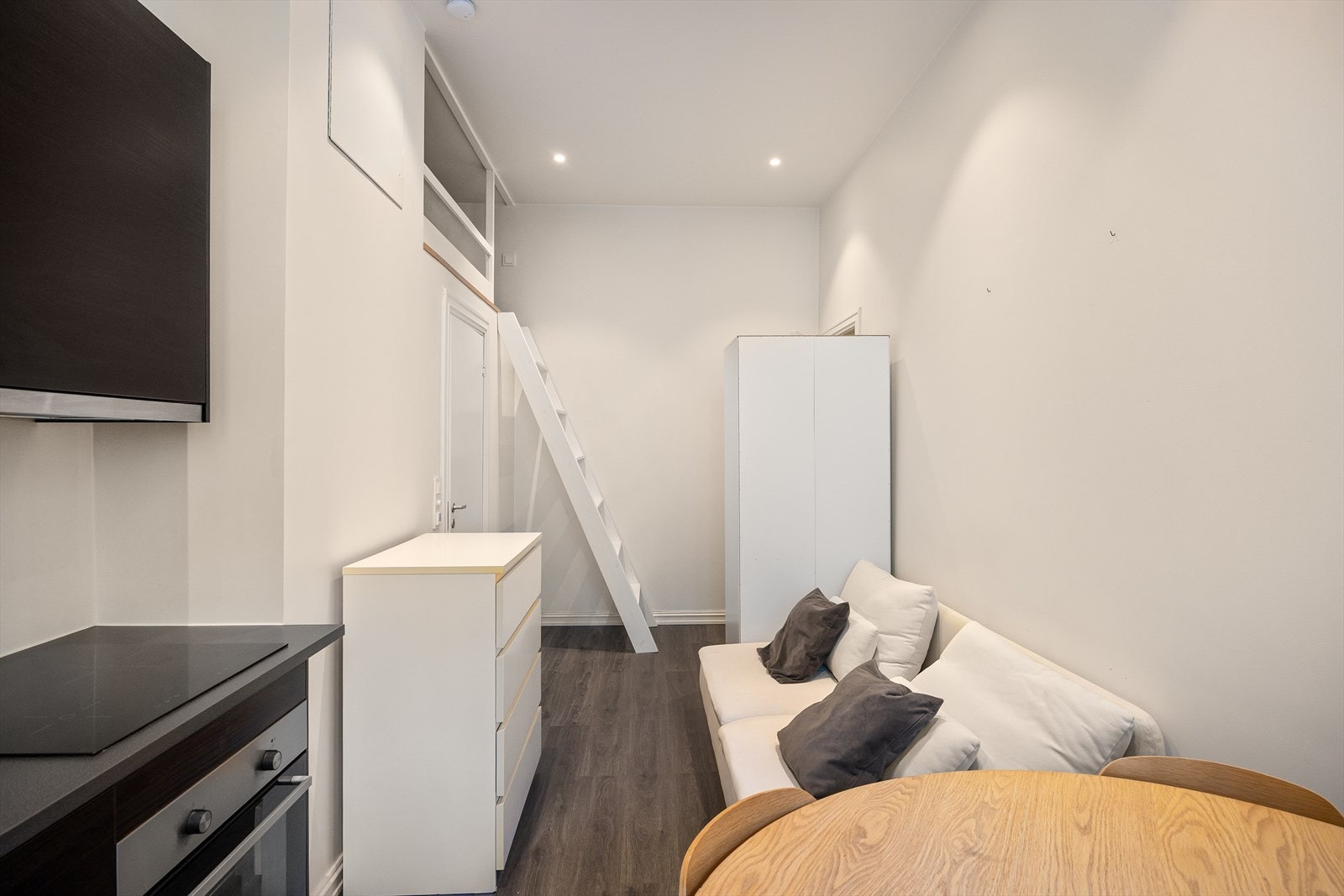 Hybel markert grønn i plantegning. Galleribilde